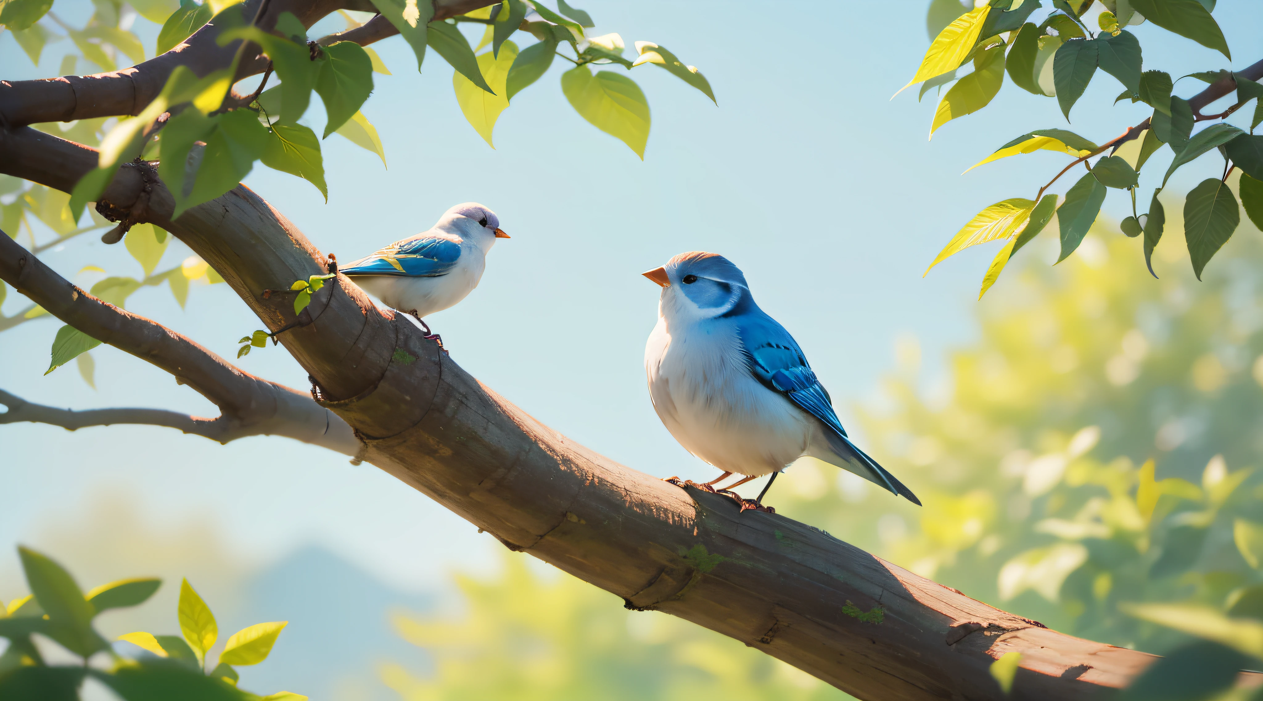 This little bird is also a singer with a wonderful voice。Its chirping sound is crisp and pleasant,Awaken nature every morning with its beautiful singing。Its singing is full of energy and joy,Eliciting a response from other birds,Together form a beautiful harmony。