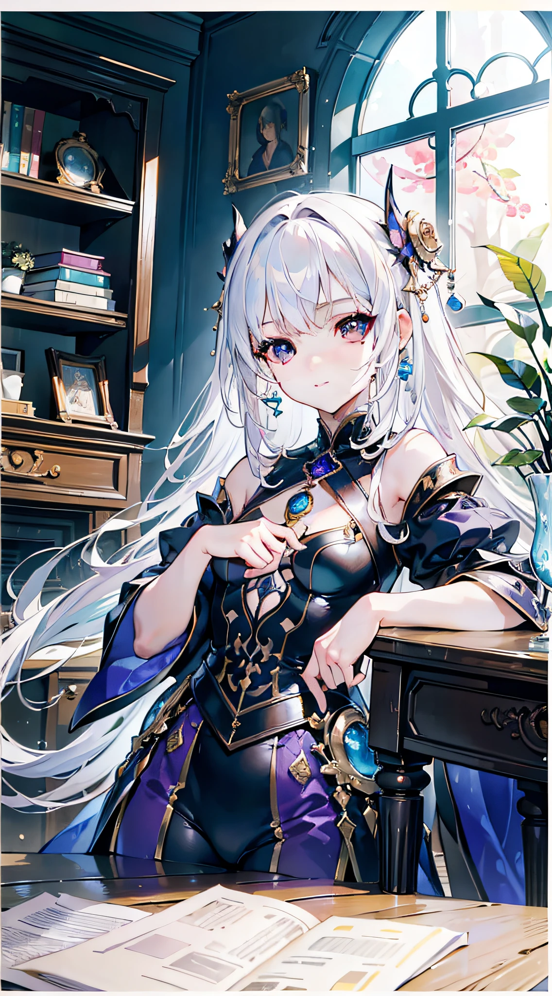 best quality, masterpiece, (realistic:1.2), 1 girl, detailed face, beautiful eyes, [(Transparent background:1.5)::5], (((masterpiece))), (((best quality))),(((extremely detailed))), illustration, 1girl, solo, mysterious, vivid color, shiny, underwater transparent sealed hemispherical glass dome, (white hair), (purple eyes), upper body, barefoot, long hair tranquil nature, koi, Underwater, Dome, close up, Dynamic actions, Lens perspective, (((Box composition))),sit cross-legged and lean against the bookshelf, volumetric lighting, multi-color eyes, detailed eyes, hyper detailed, light smile, highly detailed, beautiful, small details, ultra detailed, best quality, intricate, 4k, 8k, trending on art station, good anatomy, beautiful lighting, award-winning,