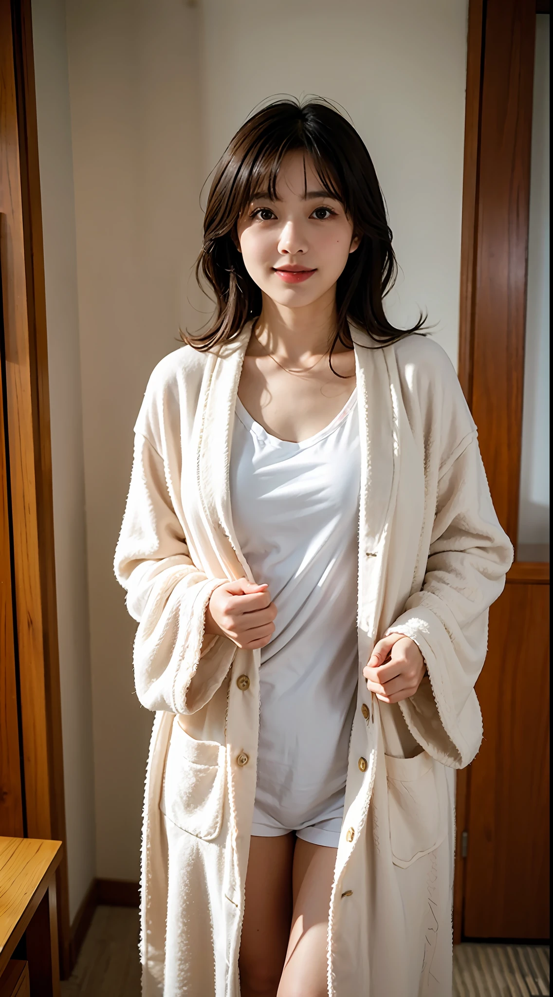 1girl, wake up languidly in the morning or on rainy days