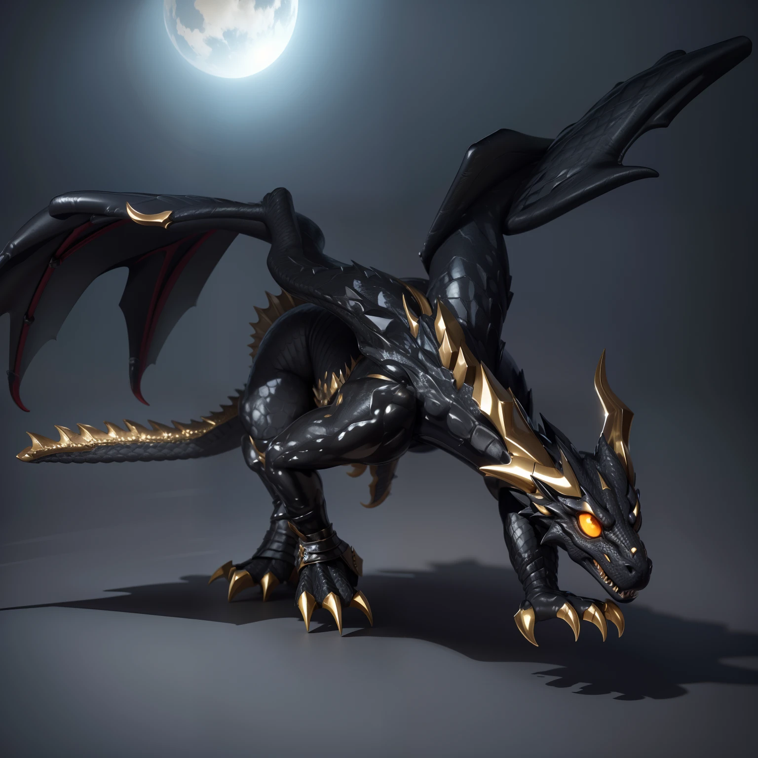 drak，Anthropomorphic dragons，The background is a snowy landscape，sunny clear sky，In the daytime，Wear clothing all over，latex suit，SFW version，detailed full body，full body detailed，highly detailed whole body，silver eyes full body，whole body picture，full body shooting hyper detail，Latex clothing，Hairy head，Gold eyes，Black body，black in color，scutes，detailed scale