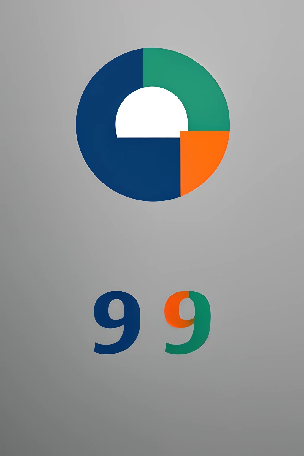 a close up with the words"99'' , 99, by Warren Mahy, minimalistic logo, logo concept design, minimalist logo with text, logotype design, by Hamish MacDonald, smooth painting, marmoset, logo design, clean logo design, by Harrington Mann, cartoonish and simplistic, by Elias Ravanetti, by Johannes Martini