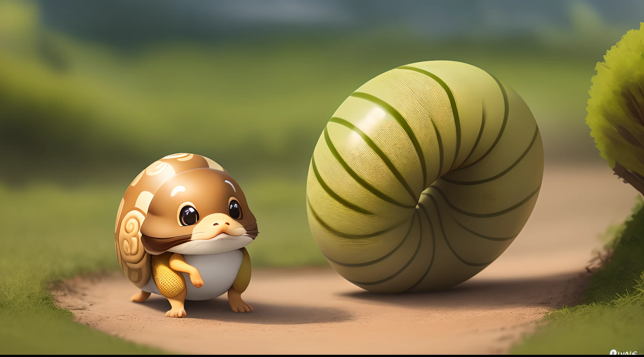 Quero uma logo para um corretor dr imoveis com um simbolo de caracol nao realista nas cores cinza e dourado