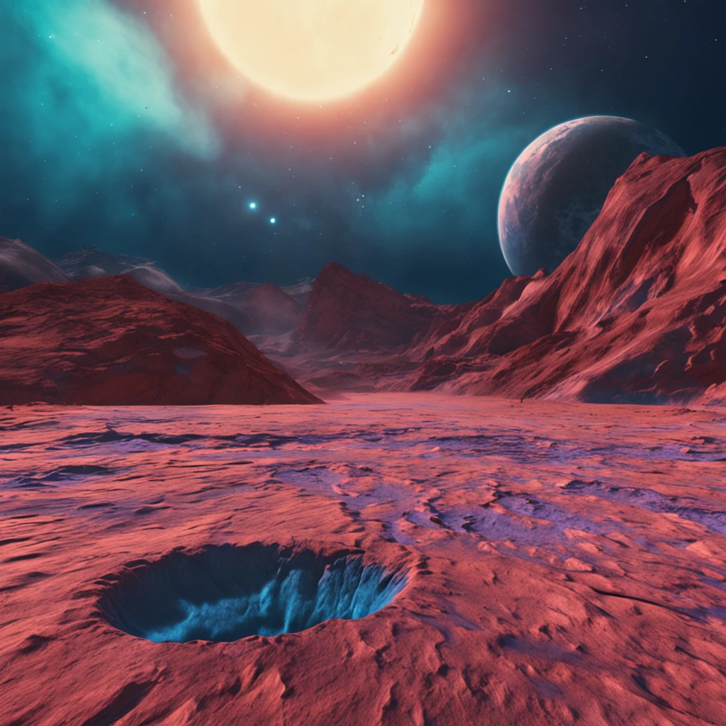 Blue Earth seen from the surface of the moon、Masterpiece、realisitic