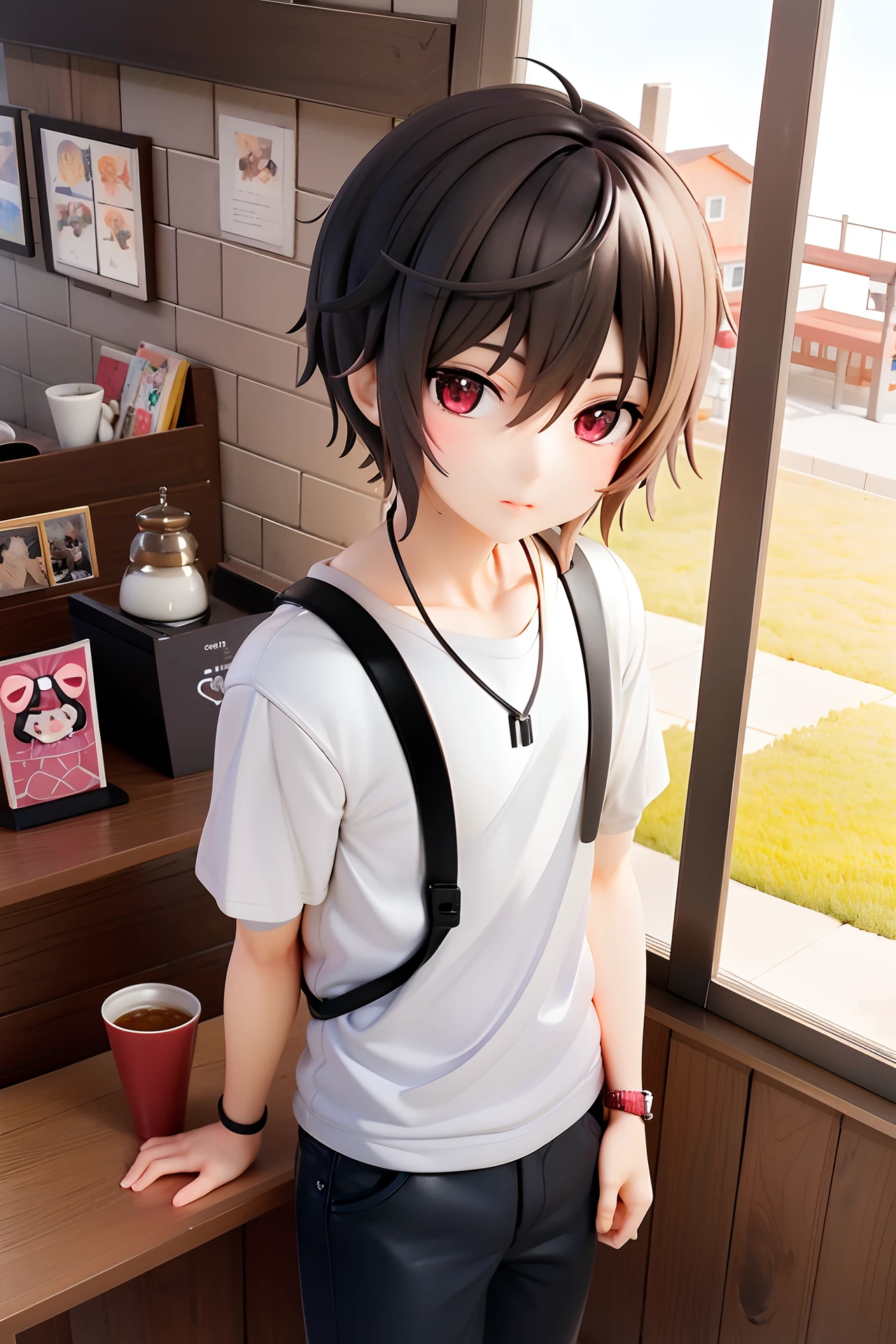 unified 8k wallpaper, super detailed, beautiful and aesthetic, beautiful, masterpiece, best quality, raw, masterpiece, super fine photo, best quality, super high resolution, photorealistic realism, full-body portrait, chibi, anime, black background