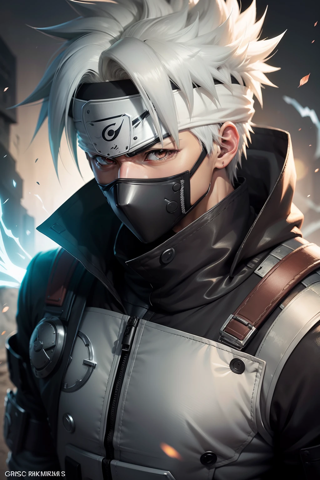 (personagem de anime:1.2) Kakashi.