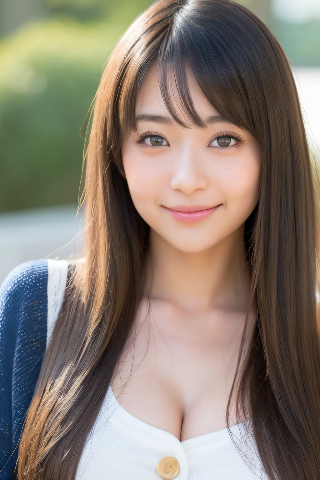 (8K, Best Quality, Masterpiece: 1.2), (Realistic, Photorealistic: 1.37), Super Detailed, 1Girl, Beauty, Cute, Smile, Solo, (Nose Redness), (Smile: 1.15), (Mouth Closed) Big, Beautiful Eyes, (Long Hair: 1.2), Floating Hair Novafrog style, full body,(((E Cup Big))), (((Cute Japan Beautiful Girl))), ((huge-breasted)), (Beautiful detailed eyes), (top-quality), (ultra-detailliert), (​masterpiece)