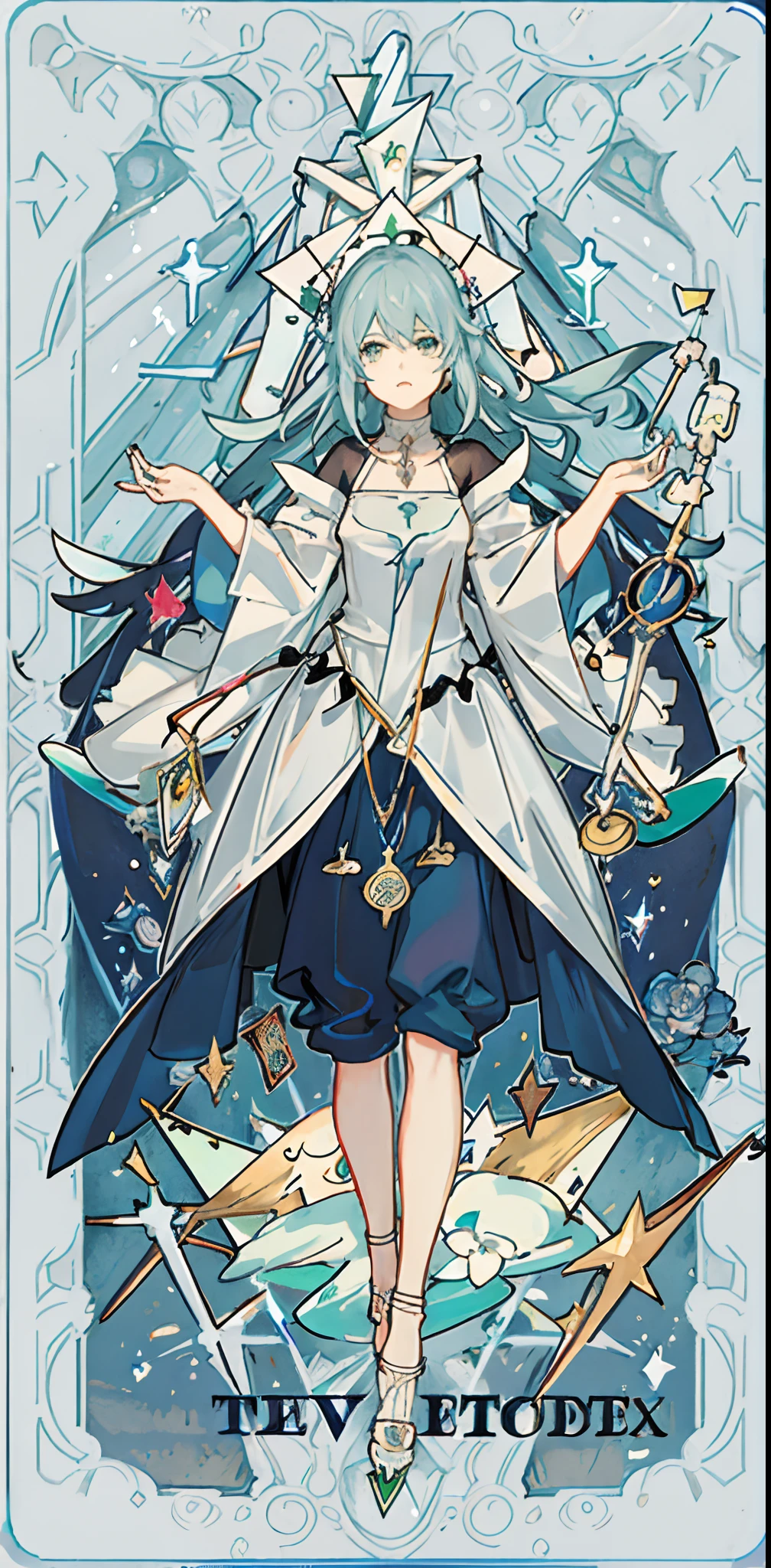 (Golden Ratio:1.2),(rose graffiti:1.2),(fault color:1.3),[(white background:1.4)::10], (full body:1.2),(ultra-detailed:1.3),(tarot :1.6),(The Magician (tarot cards):1.6), (papel:1.2),(fada:1.6),(asas de fada:1.2),corpo inteiro, parado no ar,(frio:1.2),(vermelho longo cabelo),(enfeites de cabelo de borboleta),(enfeites de cabelo de flores:1.0),((sandal,medallion)),(vestido longo colorido de coquetel:1.0)+(Casaco de mangas soltas:1.3)+(borla colorida flutuante e fita:1.2 ),(Meias brancas:1.2), (flor colorida de papel de tinta cresce no rosto:1.2),(flor colorida mar:1.3), (chaotic geometric images:1.3),(negative space:0.8),(prancheta de desenho:1.3 ), (Colored ink of flowing ether: 1.3), (cabelo verde:1.3)