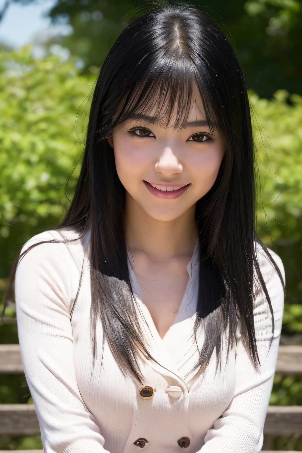 (8K, Best Quality, Masterpiece: 1.2), (Realistic, Photorealistic: 1.37), Super Detailed, 1Girl, Beauty, Cute, Smile, Solo, (Nose Redness), (Smile: 1.15), (Mouth Closed) Big, Beautiful Eyes, (Long black Hair: 1.2), Floating Hair Novafrog style, full body,(((E Cup Big))), (((Cute Japan Beautiful Girl))), ((huge-breasted)), (Beautiful detailed eyes), (top-quality), (ultra-detailliert), (masterpiece)