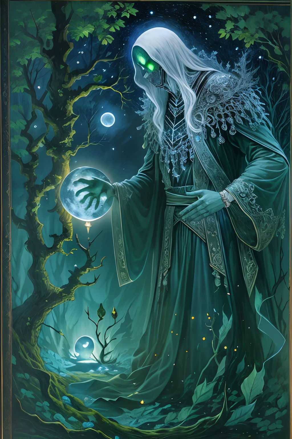 stars,blueish moonlight,UHR,Blackwood,the phantom,ghost,Thorns,Green light