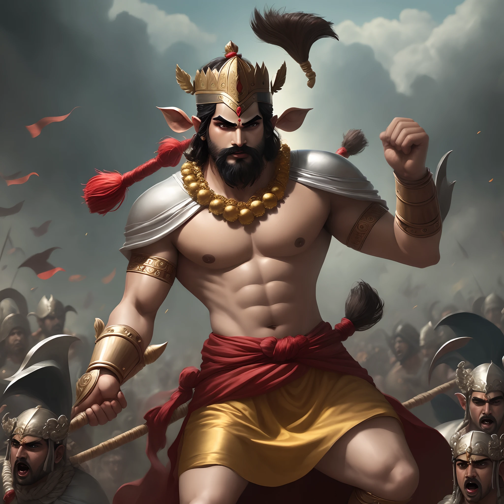 Lord Ram Fighting Ravan