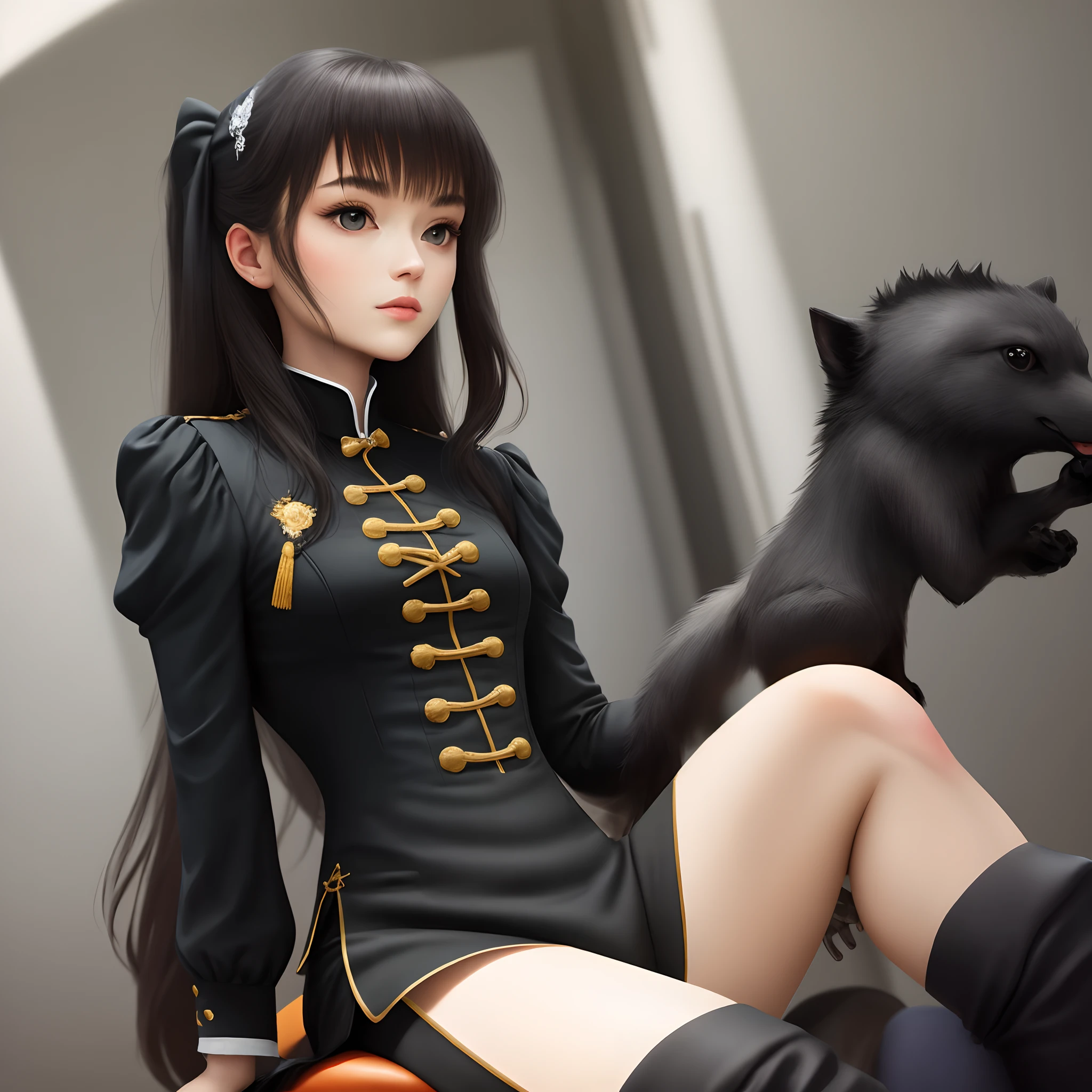black reotard,Farbe,female pervert,Sit on people