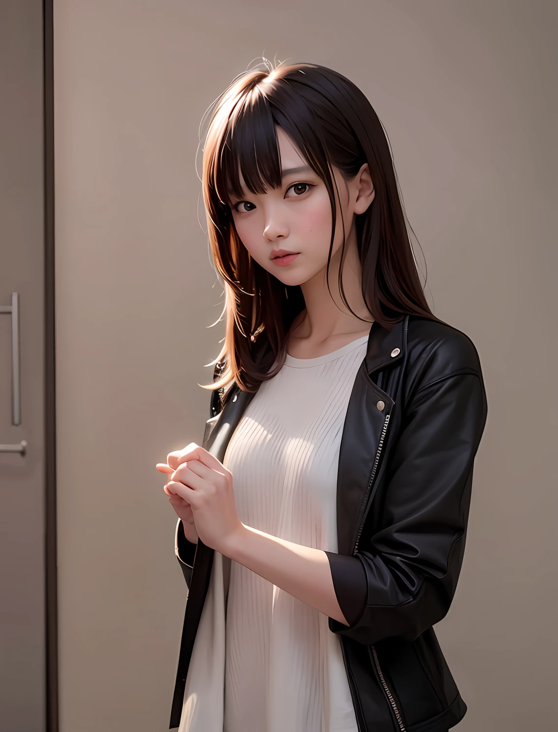 (Real: 1.5), (Raw Photo: 1.4), (Photorealistic: 1.3), (Masterpiece), Best Quality, Best Quality, Highly Detailed CG unity 8k wallpaper, detailed and complex, original, high resolution, [:( Detailed Face: 1.2):0.2],Film Grain, Fujifilm XT3, (High Detail Skin: 0.9), 8k,(ulzzang-6500:0.9),