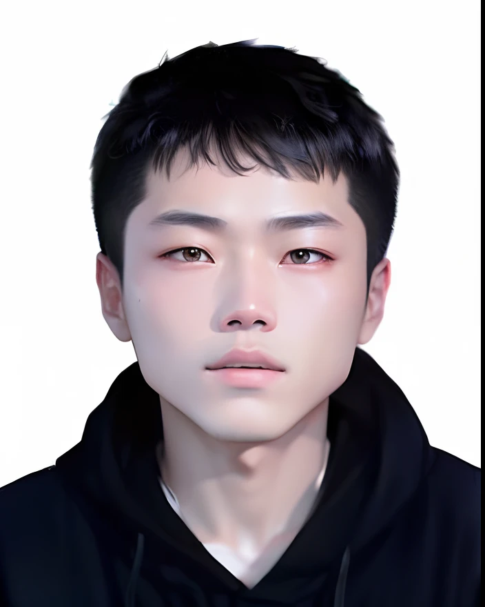 Chinese boy in black hoodie on white background, yanjun cheng, wenjun lin, yihao ren, Wang Qichao, xintong chen, zhelong xu, Zhang Pengzhen, jinyiwei, yuxiang chen, Lin Qifeng, xision wu, xiaolong wang, huifeng huang, dent wu