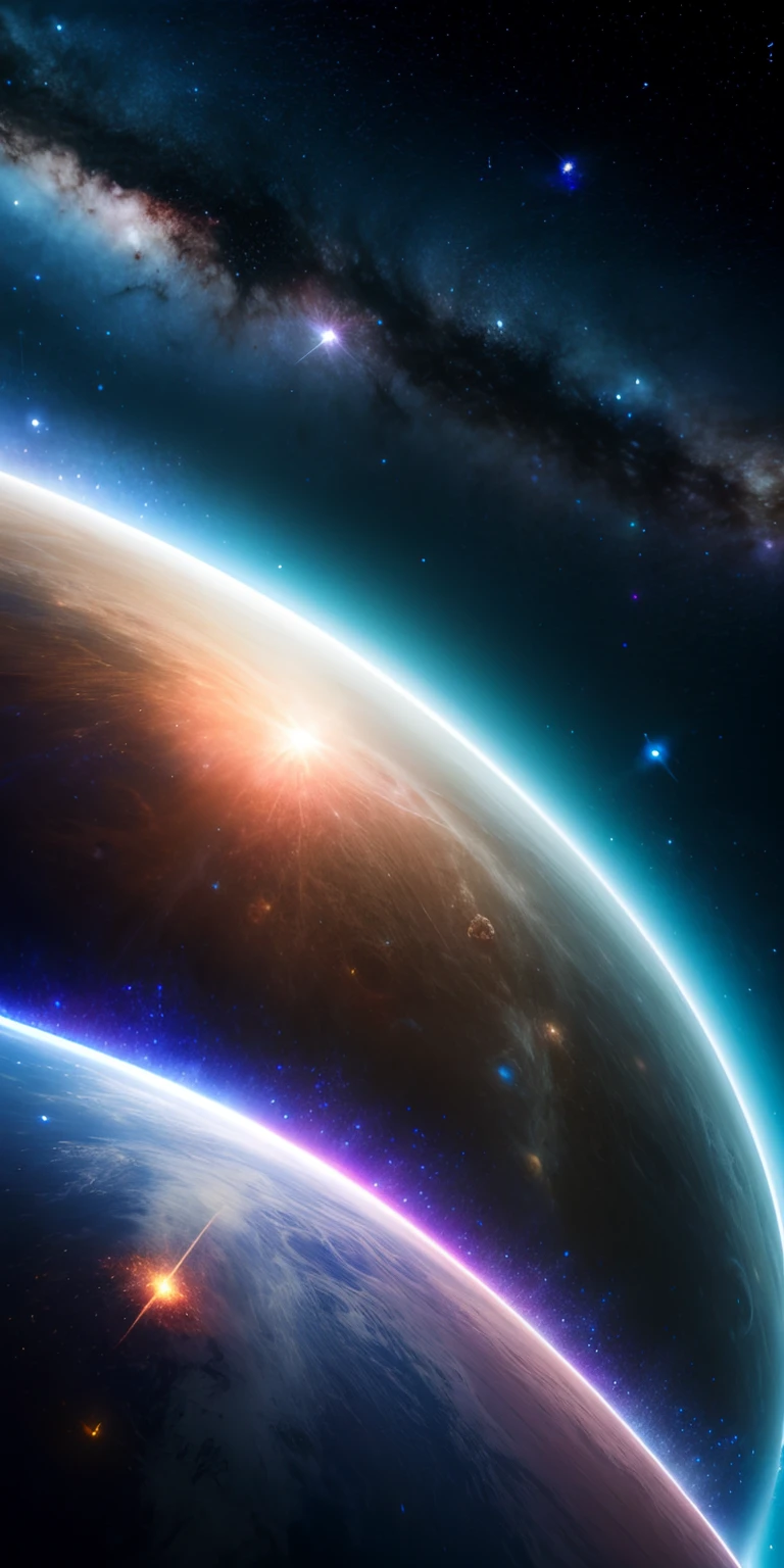 Masterpiece, Best quality, High quality, Extremely detailed Cg Unity 8K wallpaper, Depth of field, hdr,,Photorealistic,Extremely detailed, Intricate, High detail, Universe, space, milky ways, stars, planetes, astronault, kosmos, Celestial, Starcloud, black hole, solar system, cosmic rays, supernova, Deep space, astronomical objects