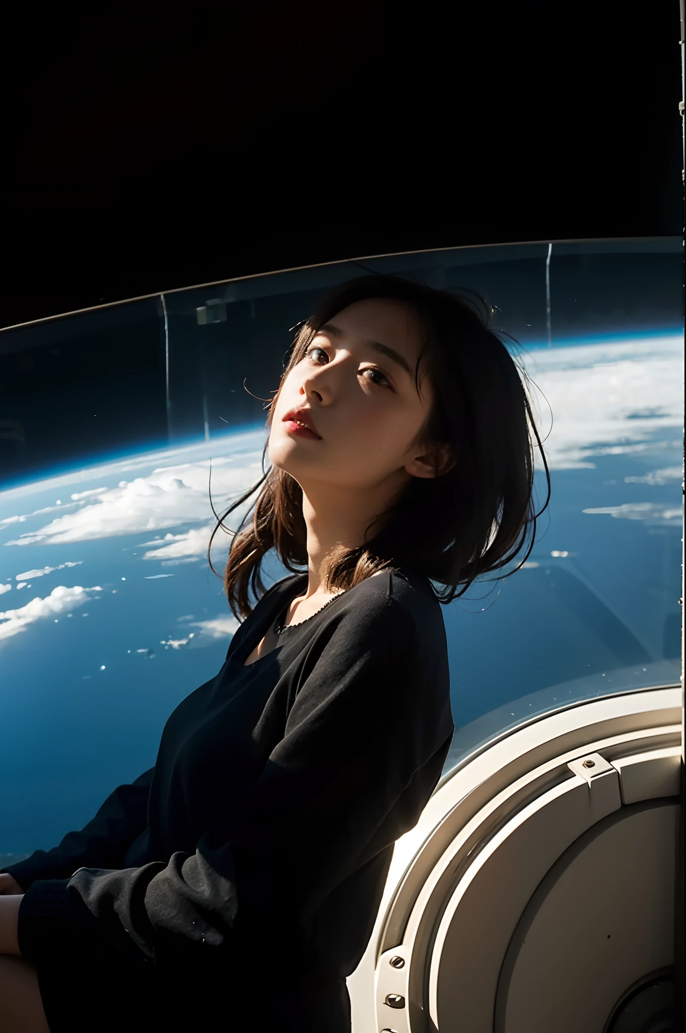 A daughter,Sense of space,