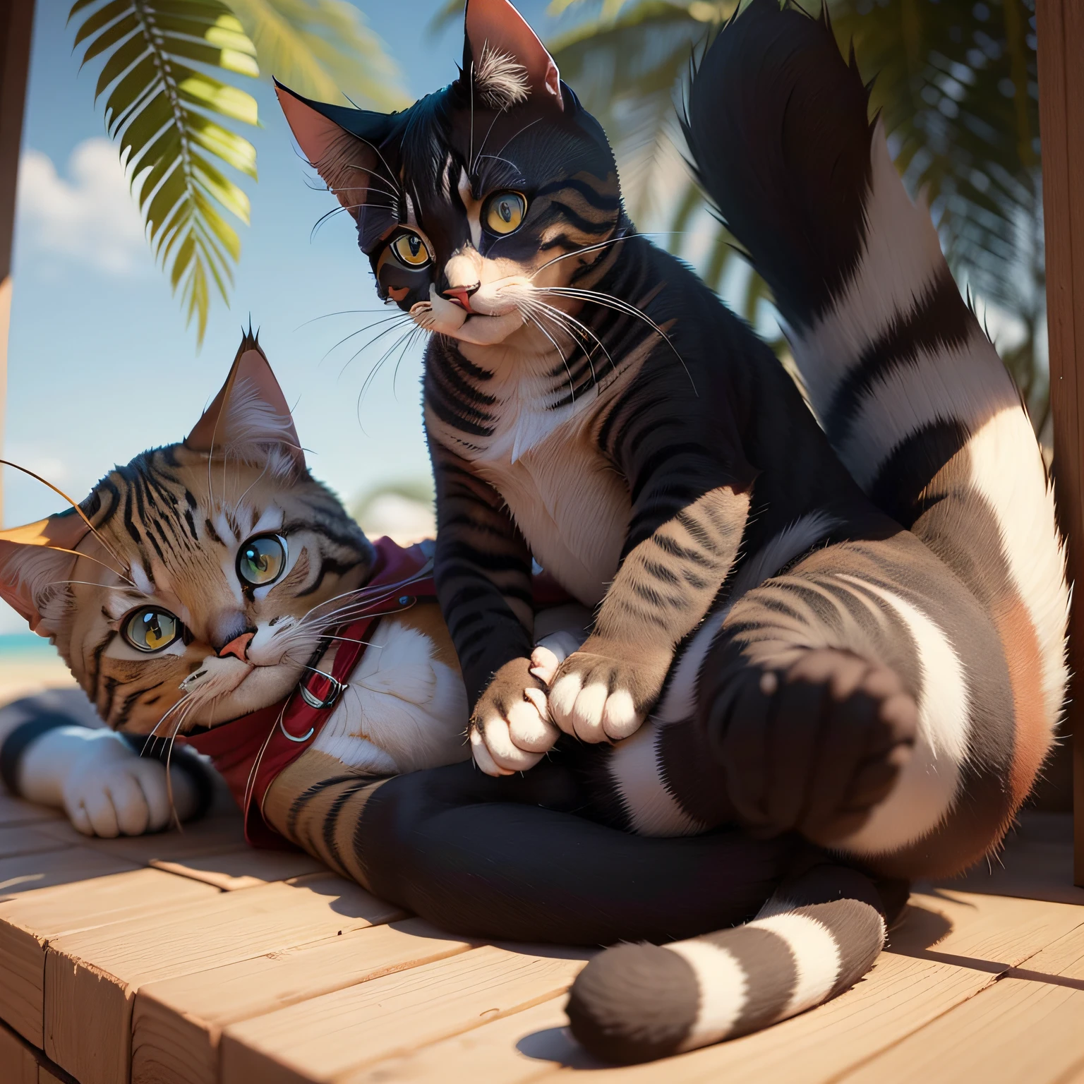 gato cinza com peito branco sozinho