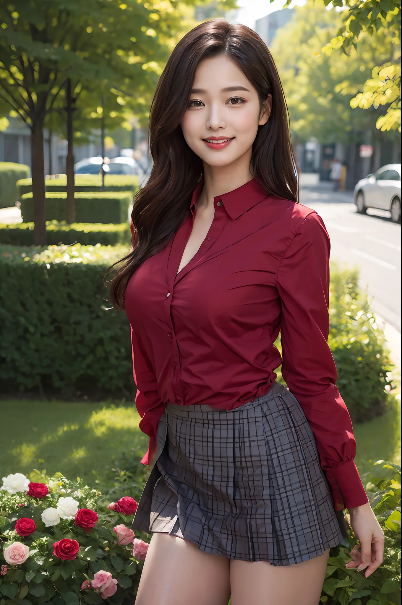 petal skirt