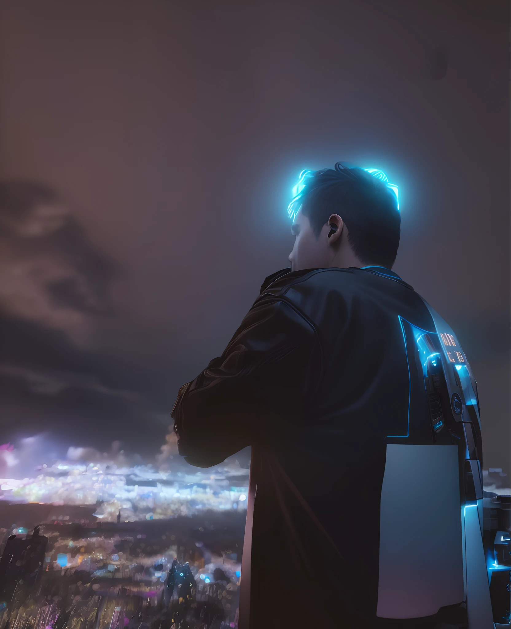 Cyberpunk coolboy, realistic dslr click, 8k,ultra realistic
