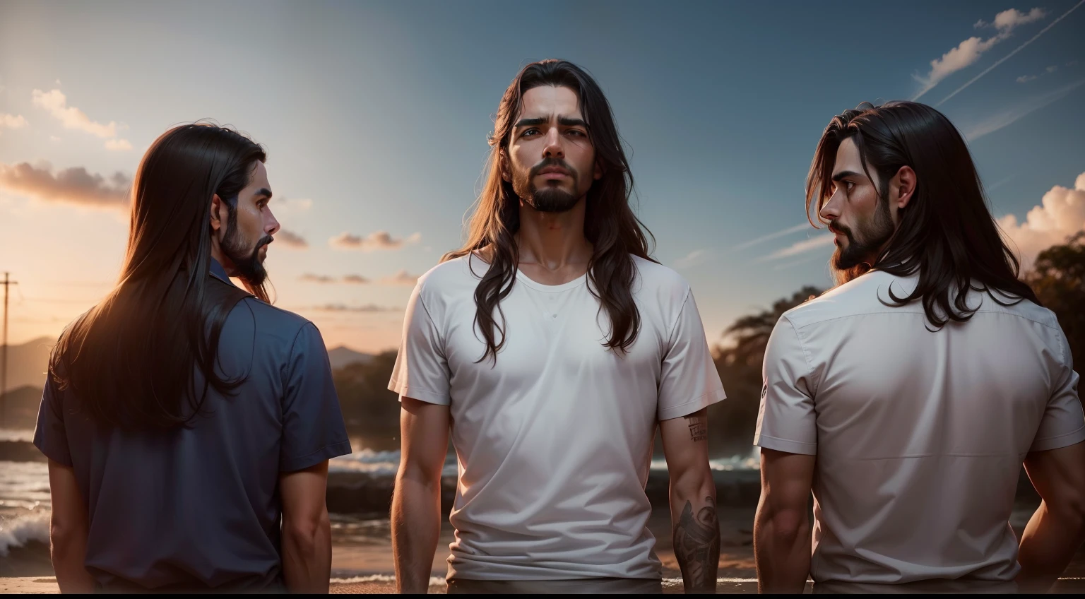 criar uma imagem de jesus tres D