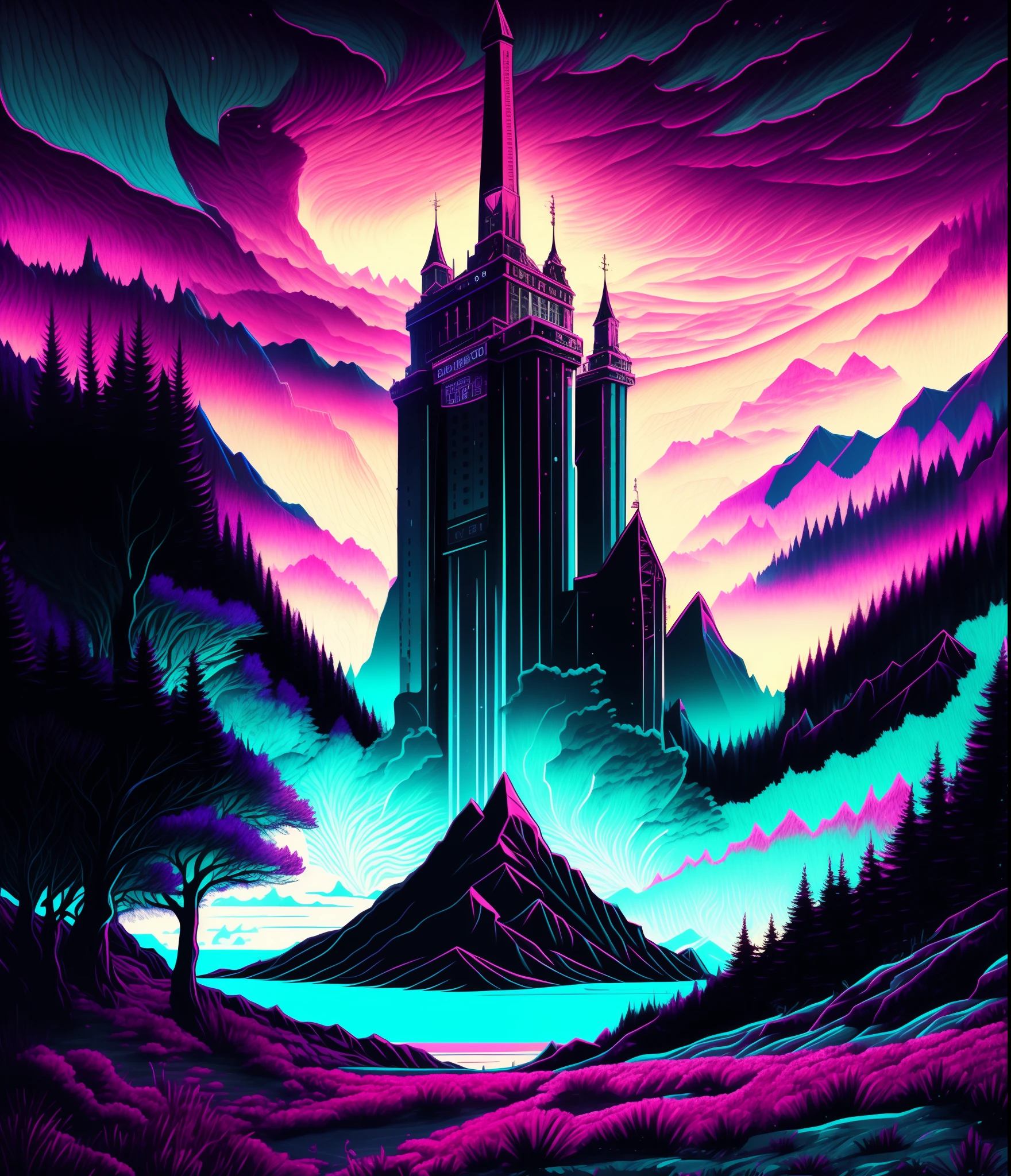 Criptomoeda paisagem