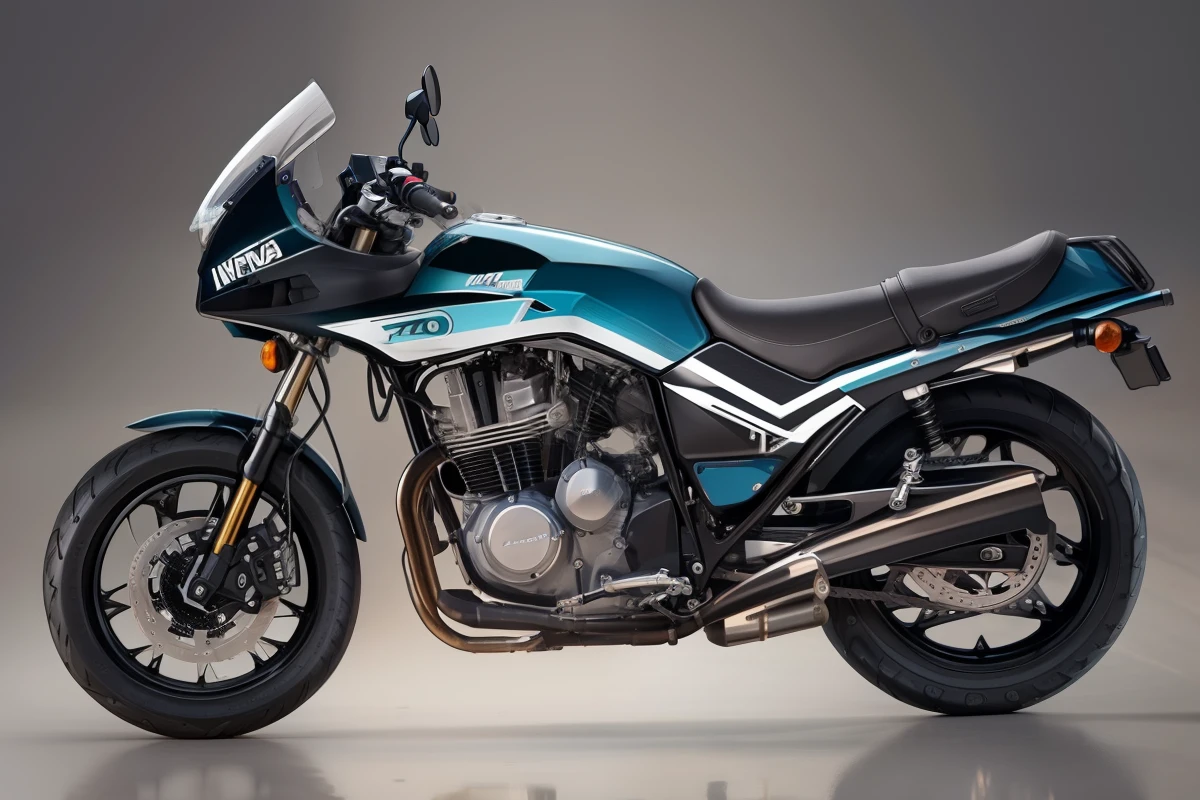 Moto 750, preta inteira