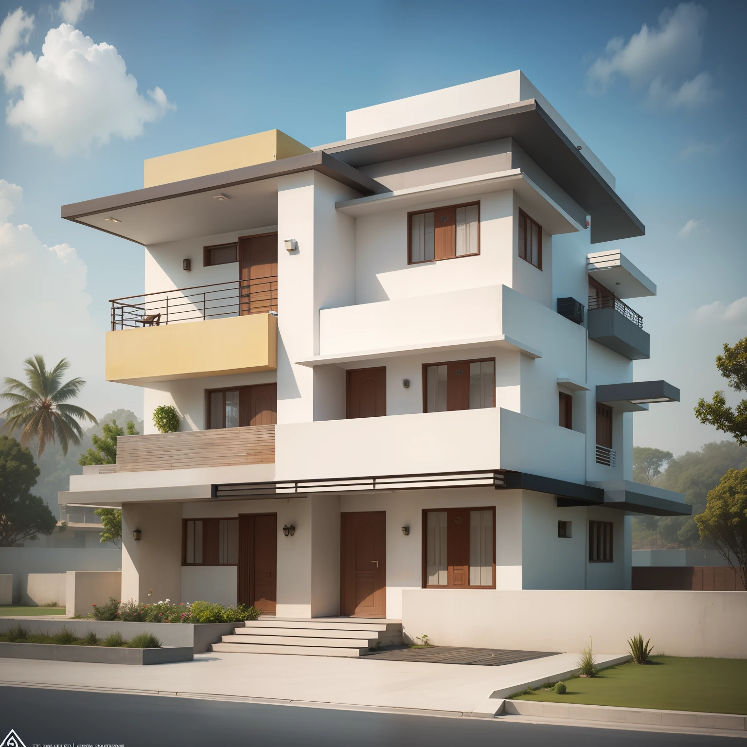 Modern house in india