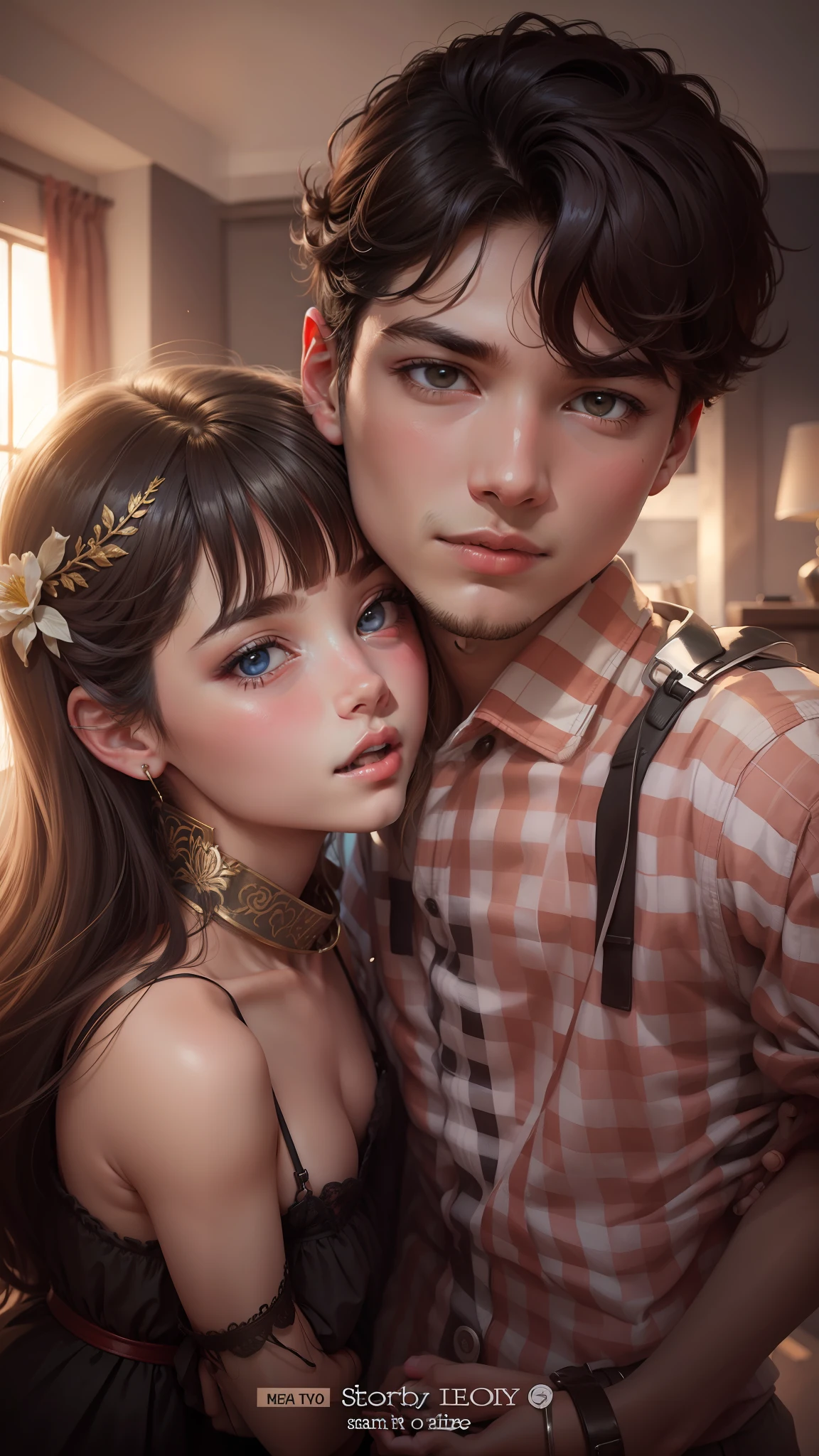 Boy and girl Love high quality