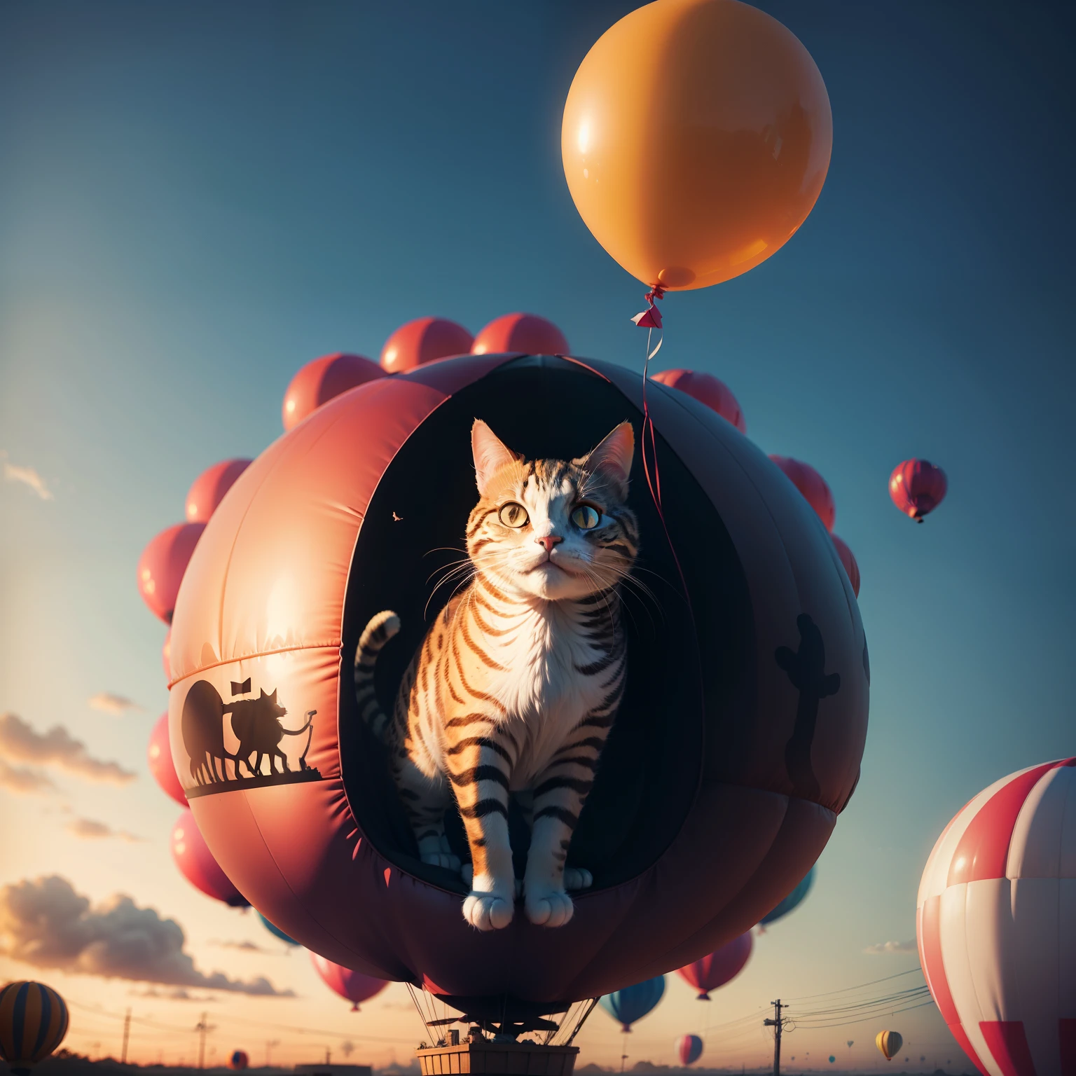 ballon cat apocalypse