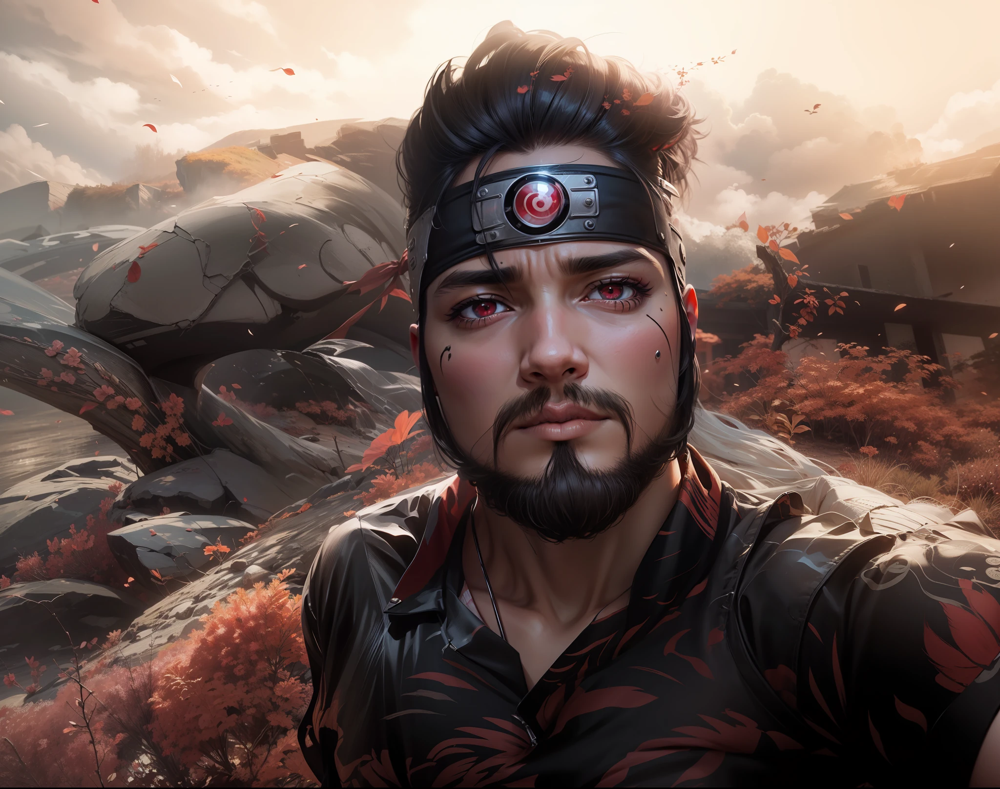 Anime,ultra realistic,4k,sharingan eyes,naruto