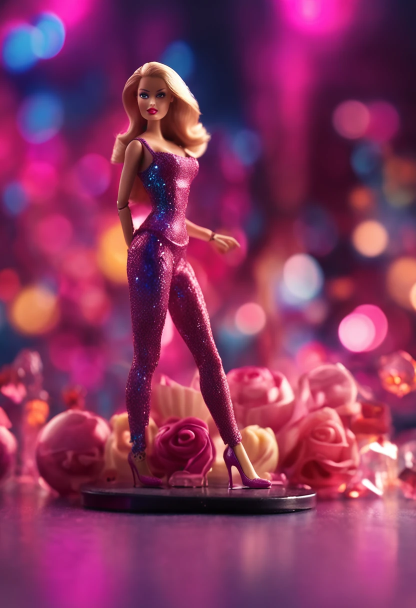 A Barbie figure, gorgeous body, hourglass body, toy, action figure, Photo, plastic