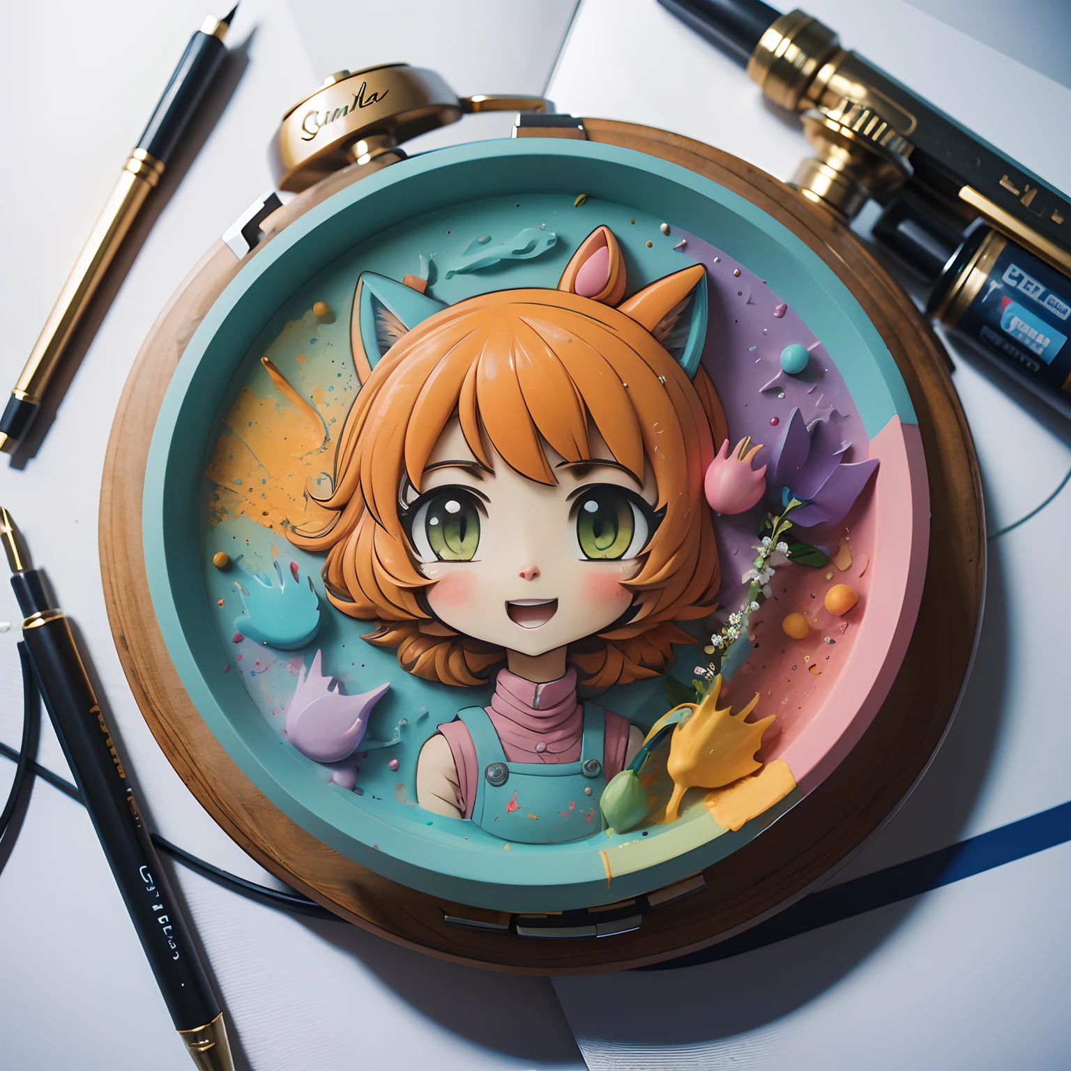 fundo criativo e artistico