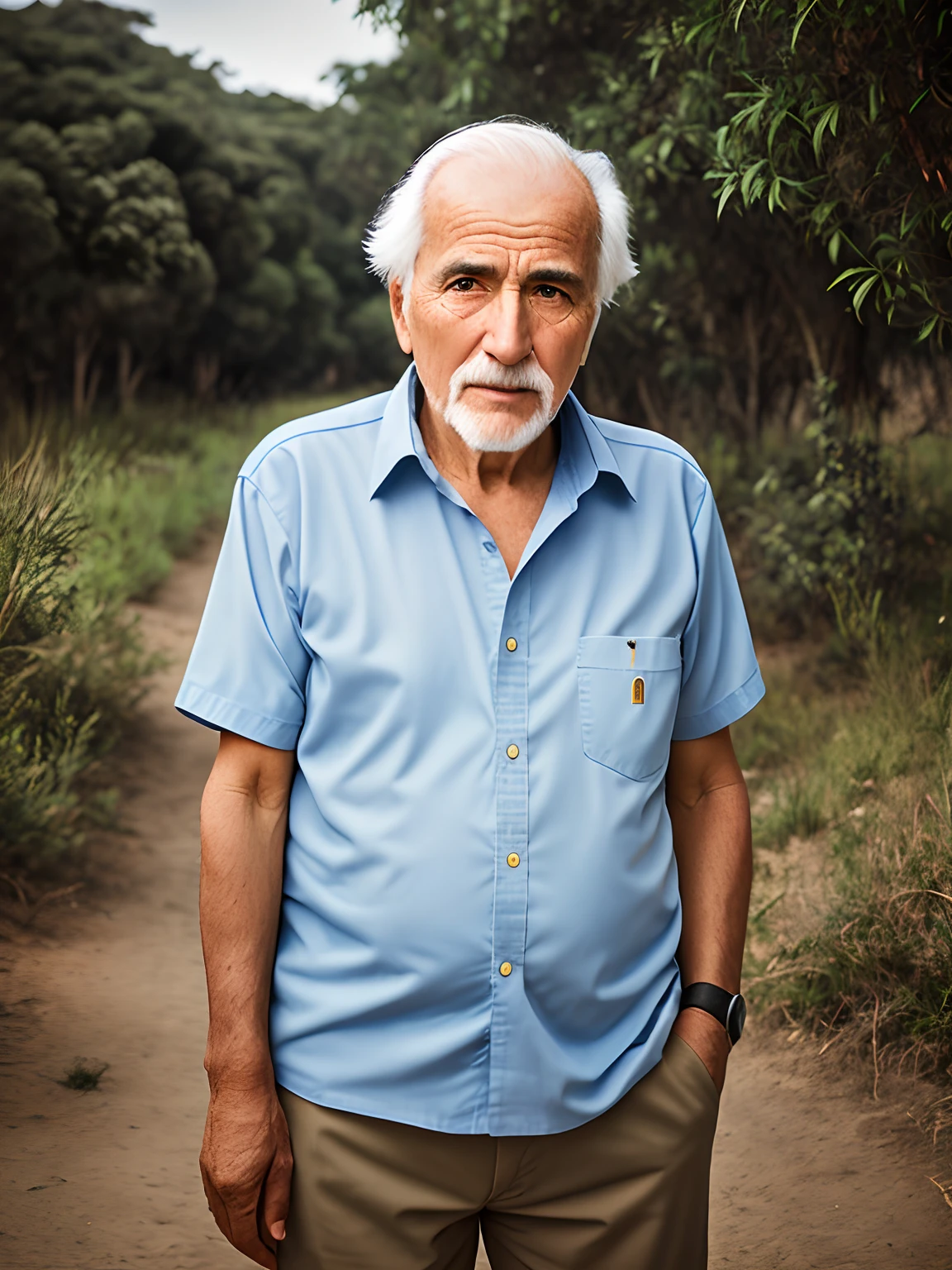 old man, fotorrealista, Beta ,40 anos