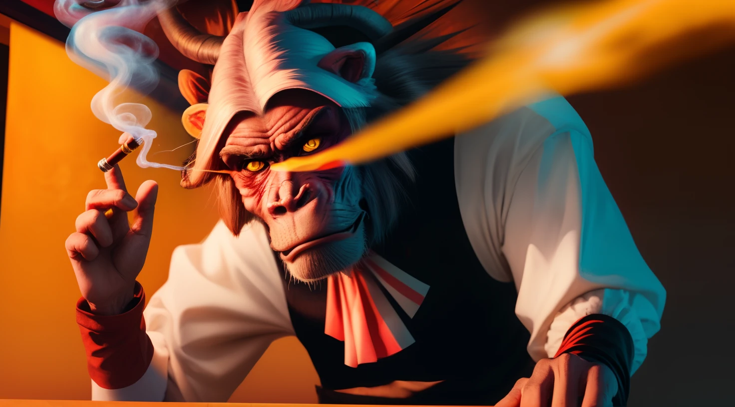 a cartoon monkey wearing a crown and smoking a cigarette, rat with crown, rat king, royal attire akira, by derek zabrocki, inspired by Alex Petruk APe, bored ape nft, rasputin as grubhub character, god save the queen!!!, monkey, by Alex Petruk APe, by Jeka Kemp, extremely high quality artwork, very good image positive_v1.3, ng_deep positive_v1_75t, (beautifull face:0.8),cross-eyed,sketches, (beast quality:2), (high quality:2), (good quality:2), ((monochrome)), ((gray scale)), skin spots, acnes, good anatomy, Deep Positive, facing away, tilted head, good anatomy, giood hands, 8kk quality, good feet, cropped, best quality, high quality, best quality, jpeg artifacts, fewer digits, long neck, cross-eyed, polar lowres, good body, good proportions, gross proportions, ((repeating hair)).
