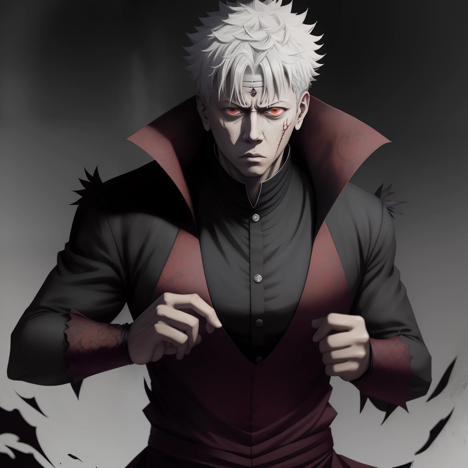 Maroraga, jujutsu kaisen, Manguá Style.high detail, high detail, anime, Gothic art, anime style, depth of field, UHD, high details, high quality, best quality, 16k