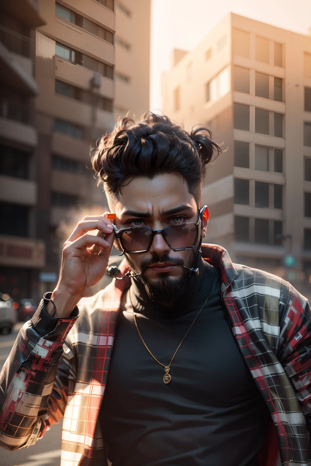 Change background cyber Pankh realistic face ultra real 8k boy