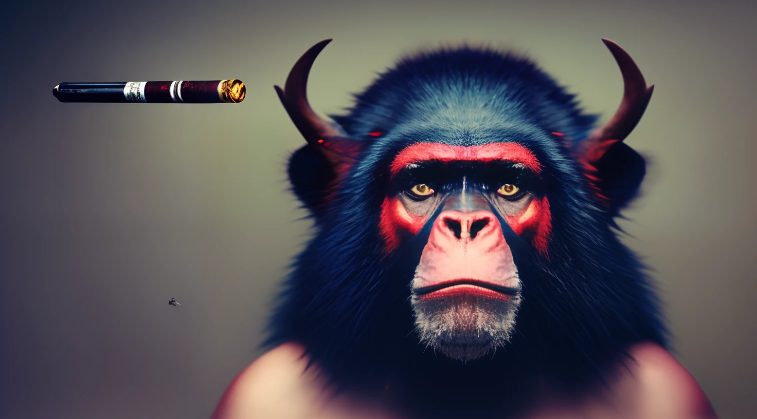 a cartoon monkey wearing a crown and smoking a cigarette, rat with crown, rat king, royal attire akira, by derek zabrocki, inspired by Alex Petruk APe, bored ape nft, rasputin as grubhub character, god save the queen!!!, monkey, by Alex Petruk APe, by Jeka Kemp, extremely high quality artwork, very good image positive_v1.3, ng_deep positive_v1_75t, (beautifull face:0.8),cross-eyed,sketches, (beast quality:2), (high quality:2), (good quality:2), ((monochrome)), ((gray scale)), skin spots, acnes, good anatomy, Deep Positive, facing away, tilted head, good anatomy, giood hands, 8kk quality, good feet, cropped, best quality, high quality, best quality, jpeg artifacts, fewer digits, long neck, cross-eyed, polar lowres, good body, good proportions, gross proportions, ((repeating hair)).