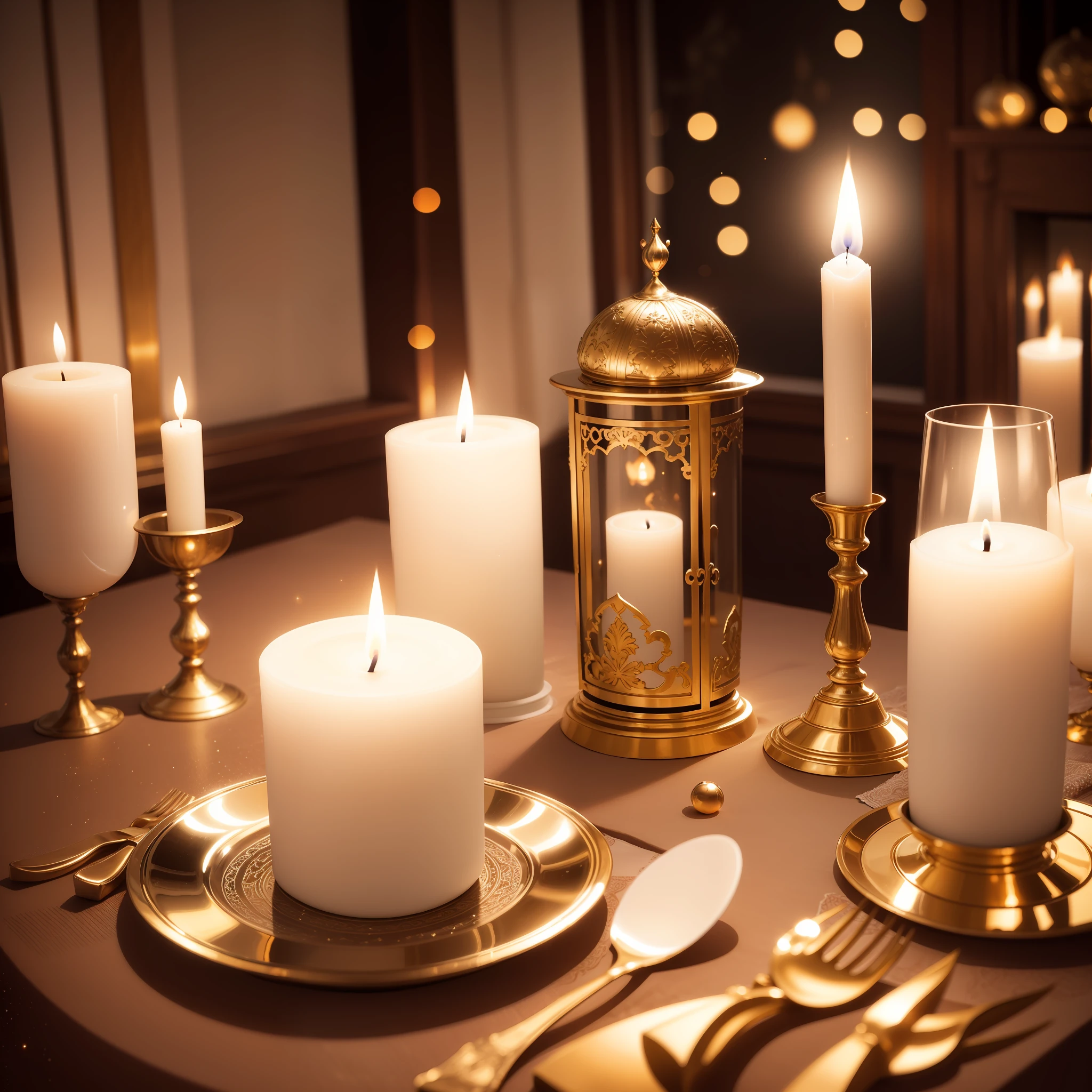 Velas aromatizadas com glamour, velas com brilhos, velas com glitter, fantastic wedding hall, tons delicados, rosas suaves, rosas com velas aromatizadas, festa de casamento, velas em mesas especiais, velas especiais, hiper realista, super realísta, Photo Realísta, 8K.