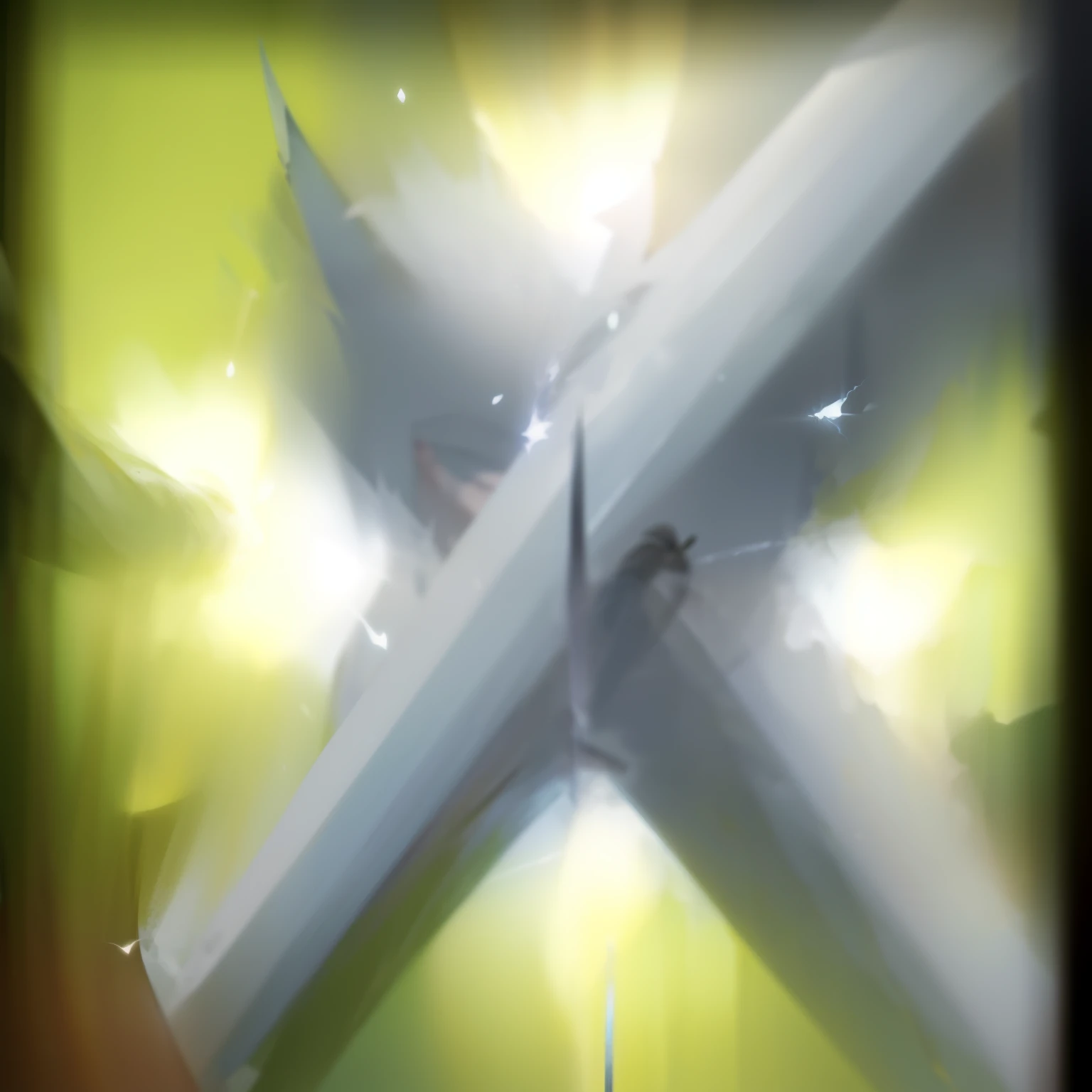 Two swords colliding with each other,Lightning speed,The body of the sword glows,sparks flying,Sharp,Strength blends,The tips of the swords are staggered,The moment of the battle is eternal。