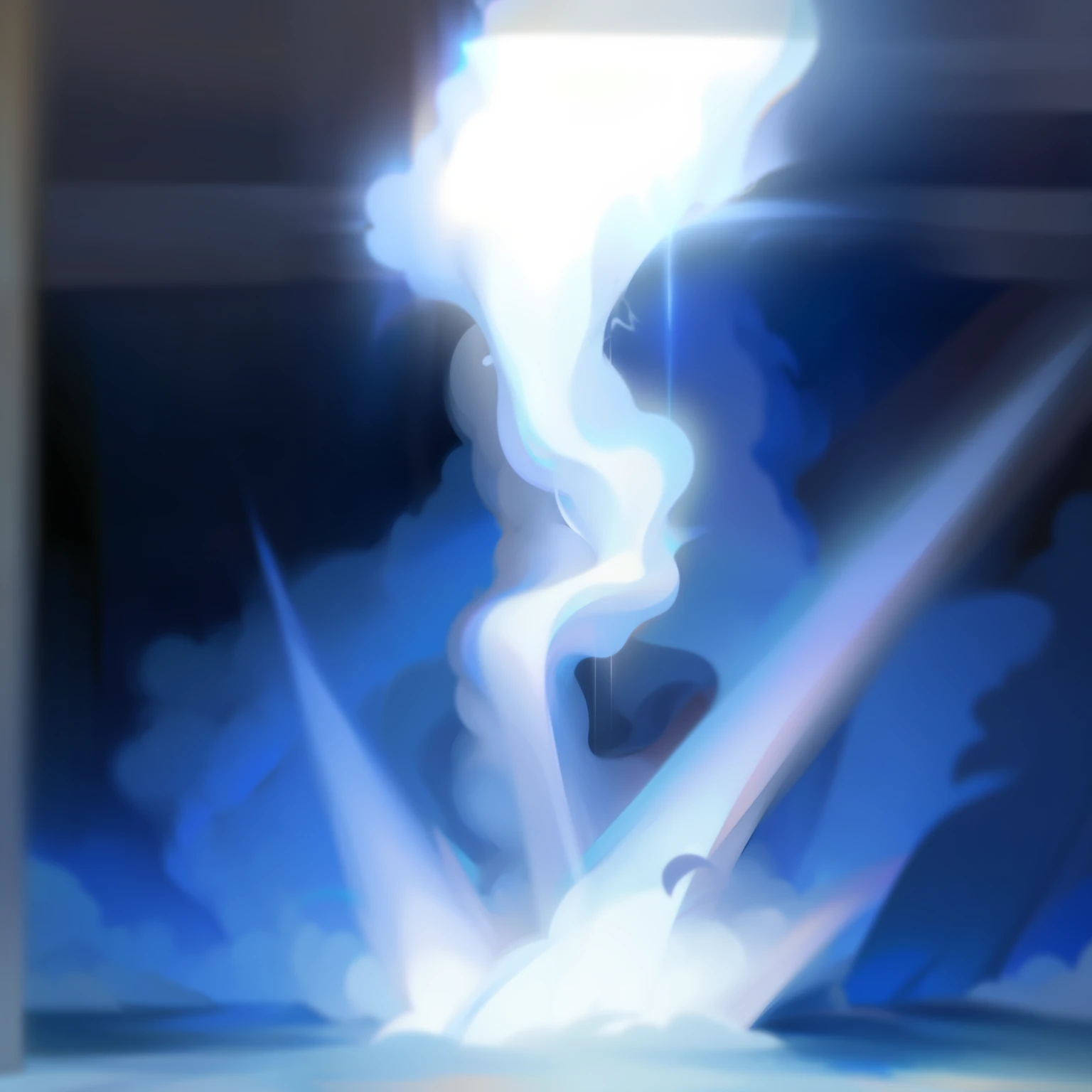 Lightning strikes the ground,Magical energy is overflowing。