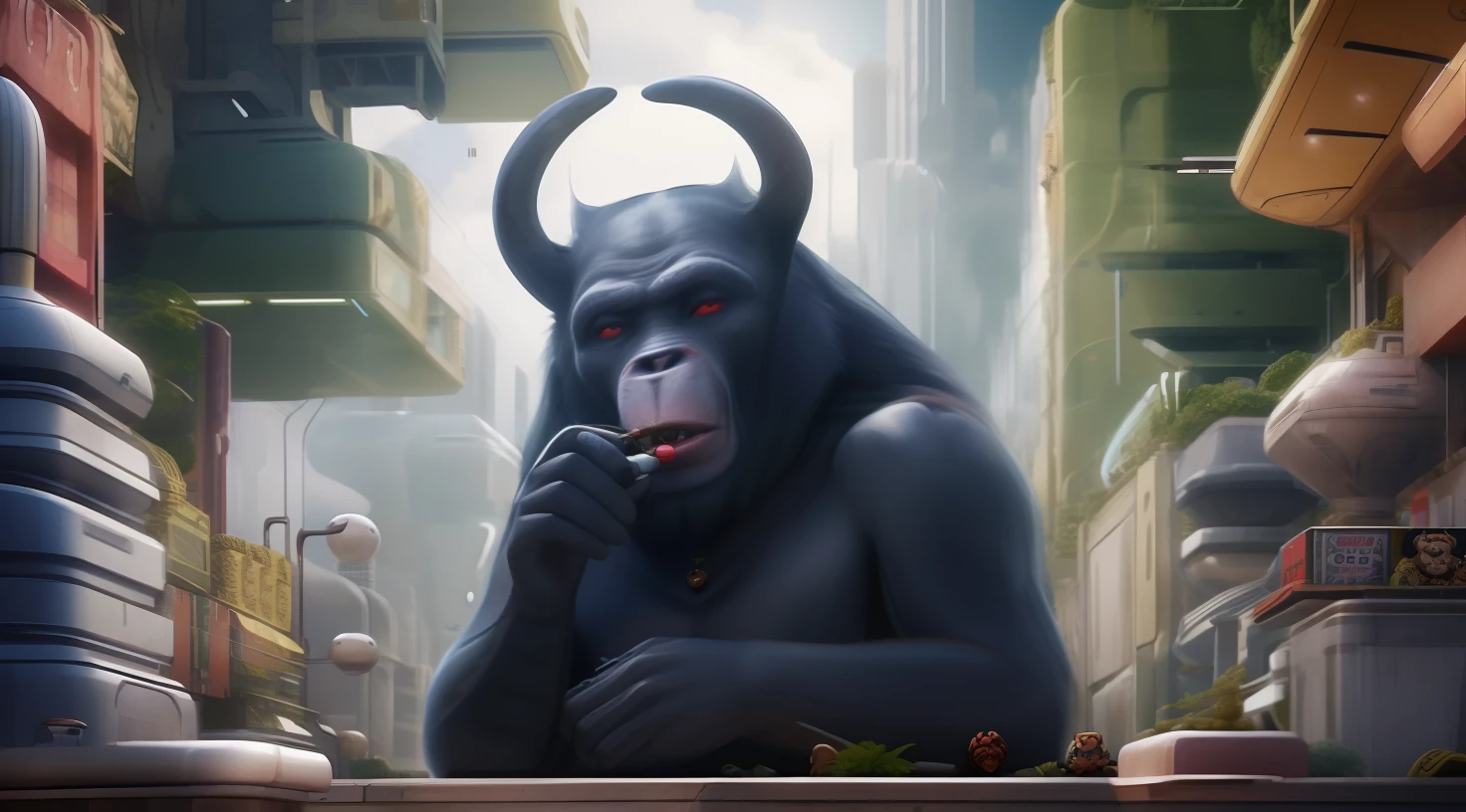 a cartoon monkey wearing a crown and smoking a cigarette, rat with crown, rat king, royal attire akira, by derek zabrocki, inspired by Alex Petruk APe, bored ape nft, rasputin as grubhub character, god save the queen!!!, monkey, by Alex Petruk APe, by Jeka Kemp, extremely high quality artwork, very good image positive_v1.3, ng_deep positive_v1_75t, (beautifull face:0.8),cross-eyed,sketches, (beast quality:2), (high quality:2), (good quality:2), ((monochrome)), ((gray scale)), skin spots, acnes, good anatomy, Deep Positive, facing away, tilted head, good anatomy, giood hands, 8kk quality, good feet, cropped, best quality, high quality, best quality, jpeg artifacts, fewer digits, long neck, cross-eyed, polar lowres, good body, good proportions, gross proportions, ((repeating hair)).