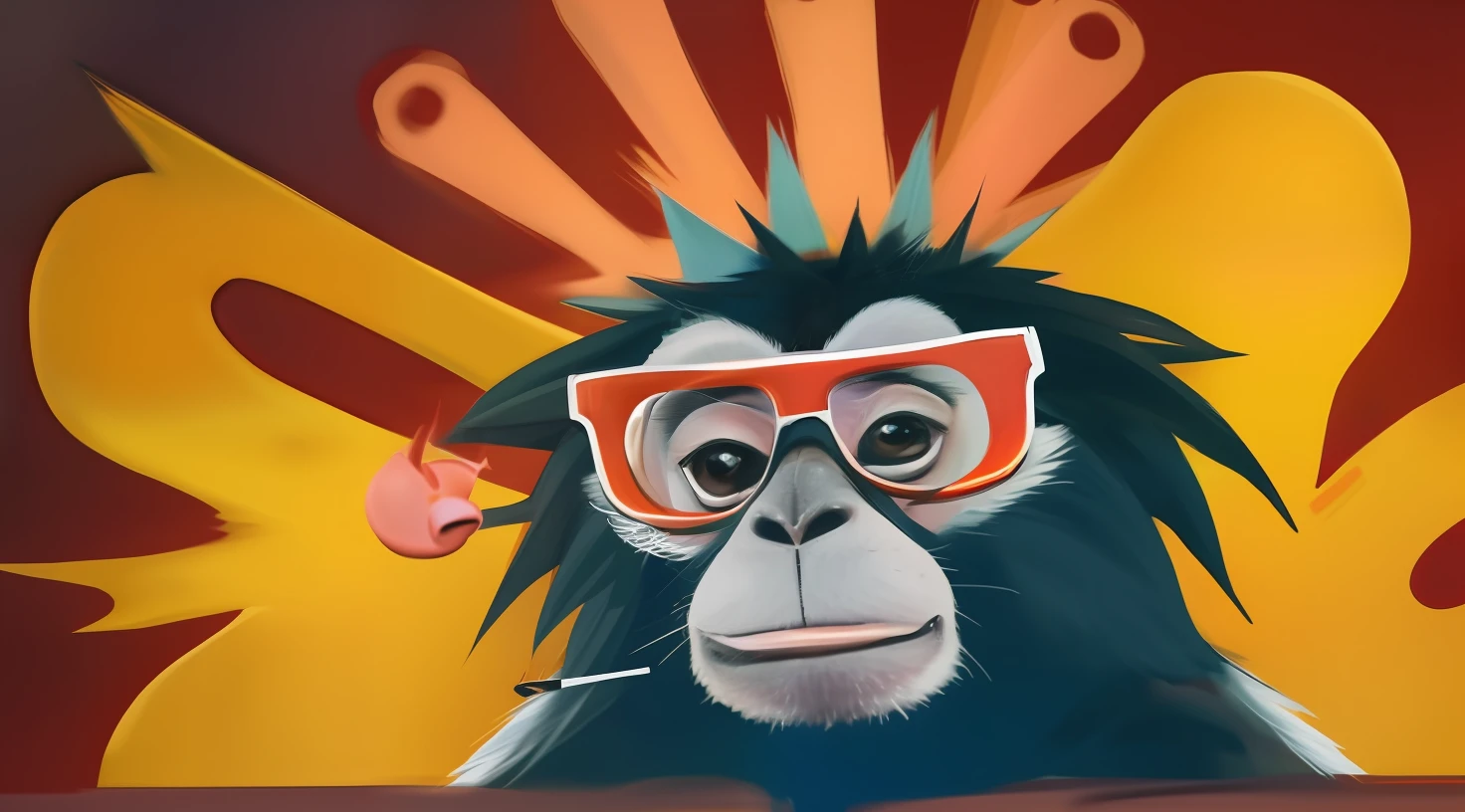 a cartoon monkey wearing a crown and smoking a cigarette, rat with crown, rat king, royal attire akira, by derek zabrocki, inspired by Alex Petruk APe, bored ape nft, rasputin as grubhub character, god save the queen!!!, monkey, by Alex Petruk APe, by Jeka Kemp, extremely high quality artwork, very good image positive_v1.3, ng_deep positive_v1_75t, (beautifull face:0.8),cross-eyed,sketches, (beast quality:2), (high quality:2), (good quality:2), ((monochrome)), ((gray scale)), skin spots, acnes, good anatomy, Deep Positive, facing away, tilted head, good anatomy, giood hands, 8kk quality, good feet, cropped, best quality, high quality, best quality, jpeg artifacts, fewer digits, long neck, cross-eyed, polar lowres, good body, good proportions, gross proportions, ((repeating hair)).