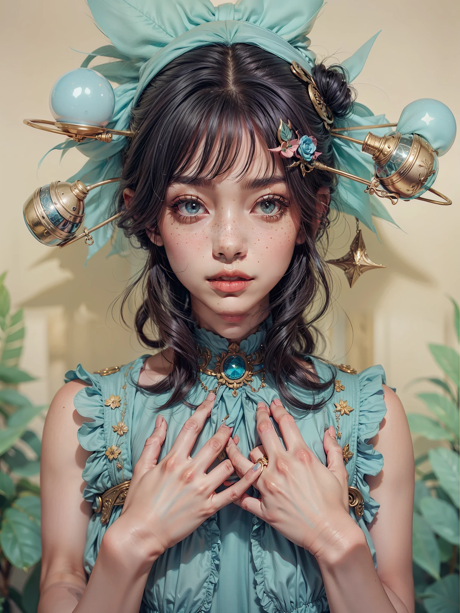 girl、Photo、Fantastical、(Loretta Luxe:1.3)、PastelColors、hitornfreckles、surrealism:1.1