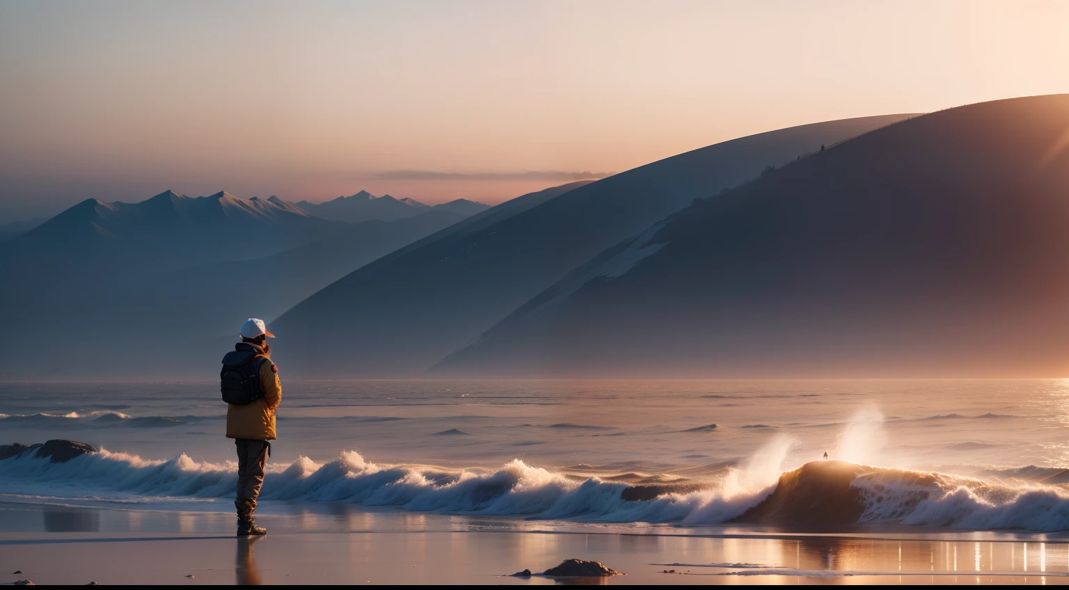 Images of people exploring new horizons
