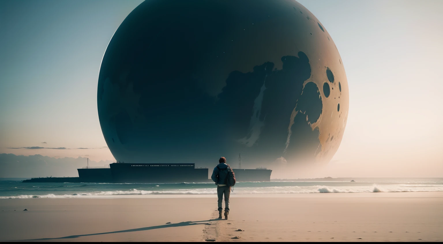 Images of people exploring new horizons, in search of a renewed life