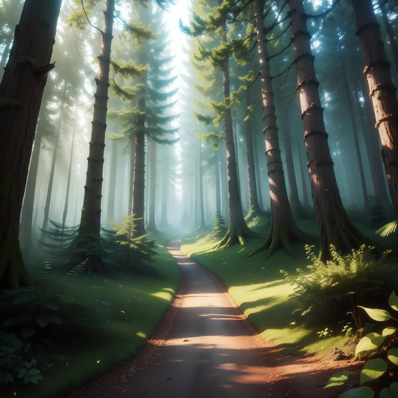 A magical forest ultra detailed