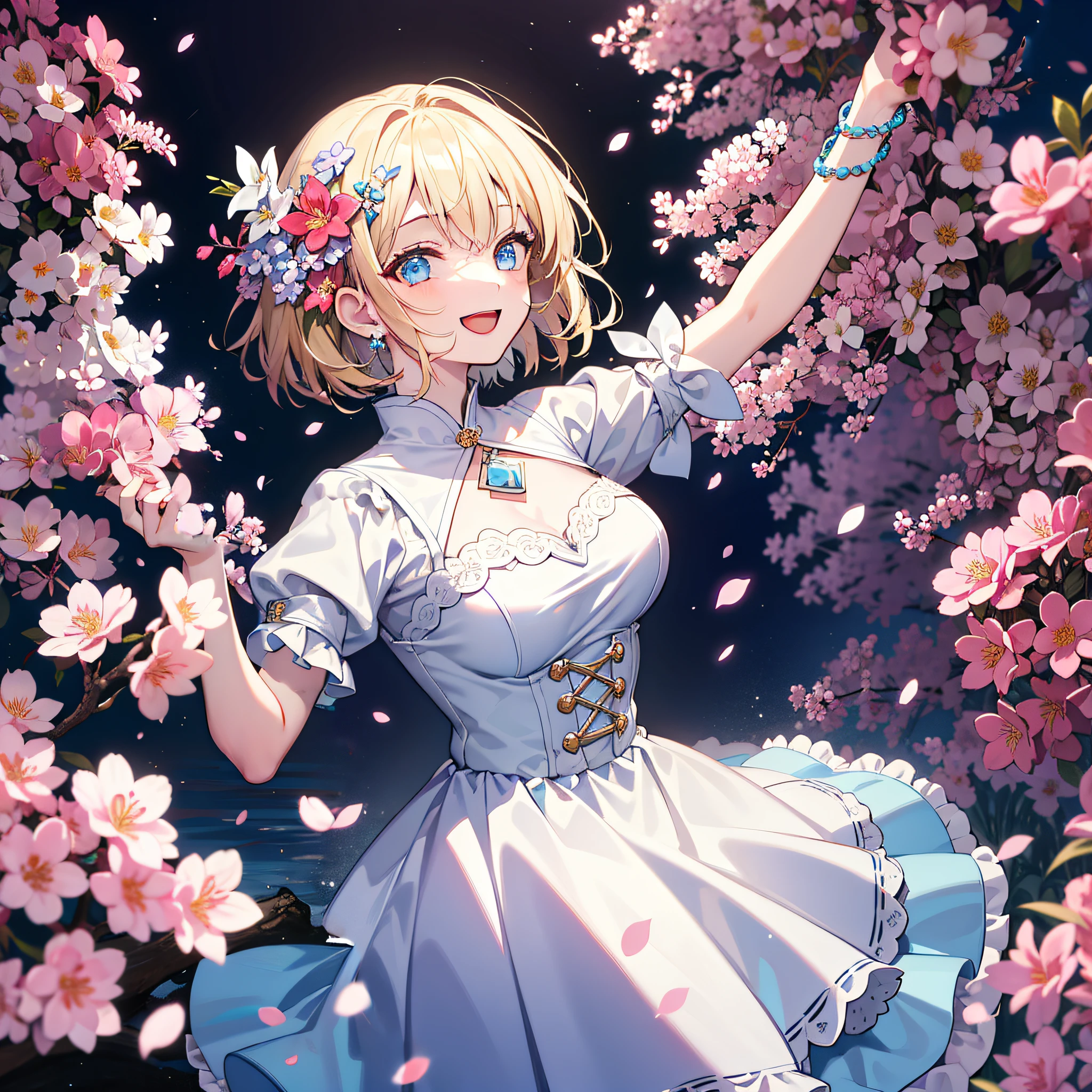 cherry blossom in full bloom