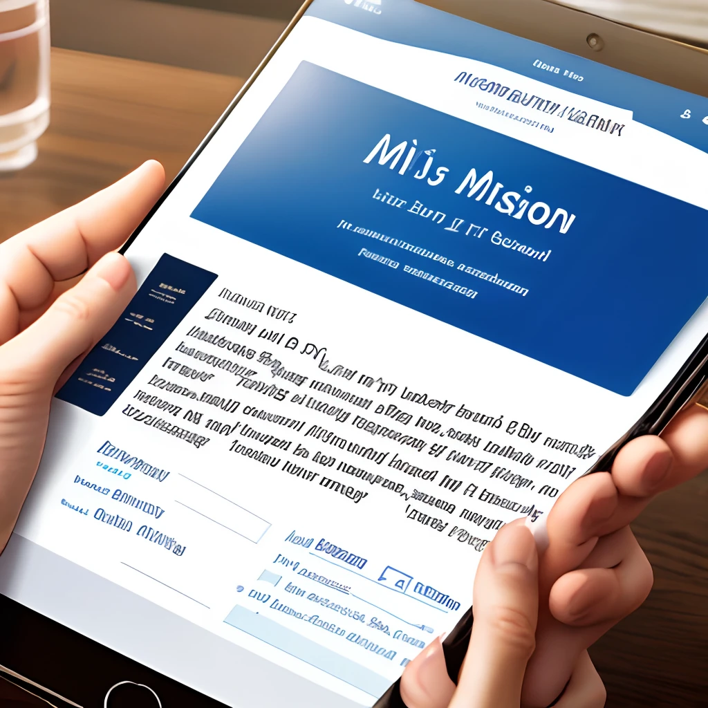 Proclamation of an evangelical service, with centered theme with the word mission, The address of the congregation below in the footer.