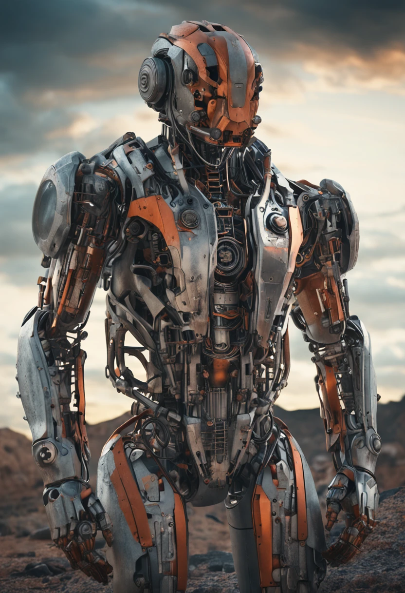 breathtaking, beautiful (mechanical:0.35\) Man android, male body, looking at viewer, professional, award winning, depth of field, bokeh, rule of thirds, cinematic lighting, (full height photograph), trending on artstation, sharp focus, studio photo, intricate details, highly detailed, by greg rutkowski