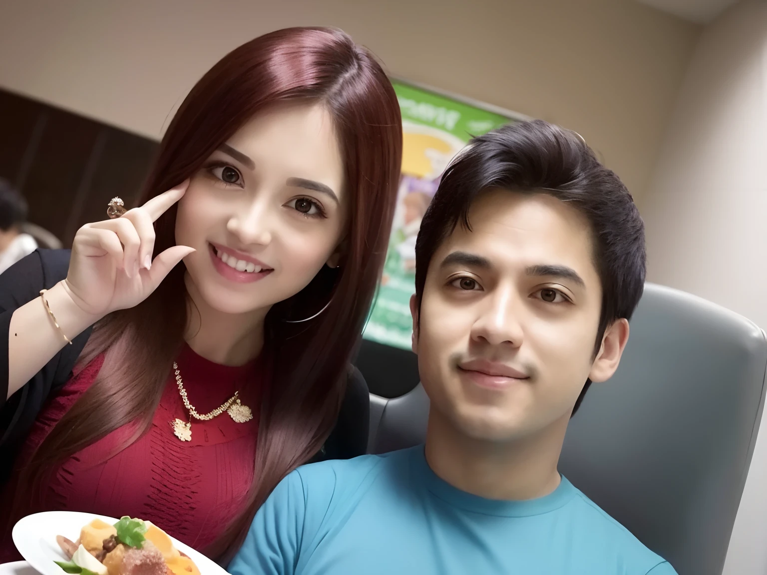 transforme essa imagem do casal em anime