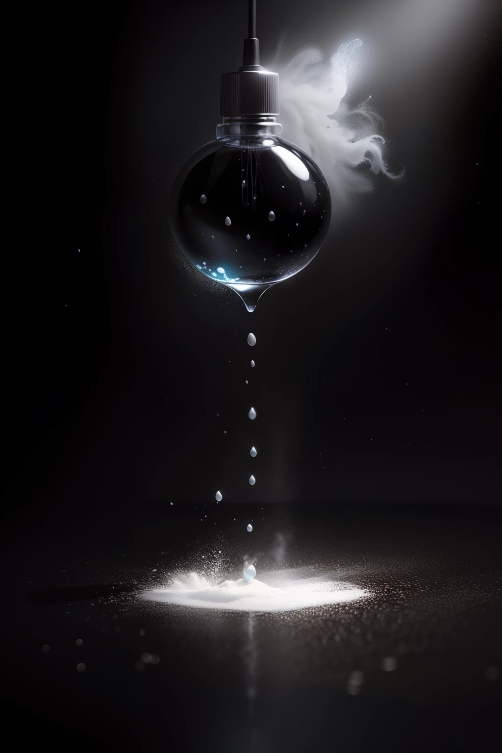 Magic powder、Twinkle、downpour、black backgrounds、top-quality